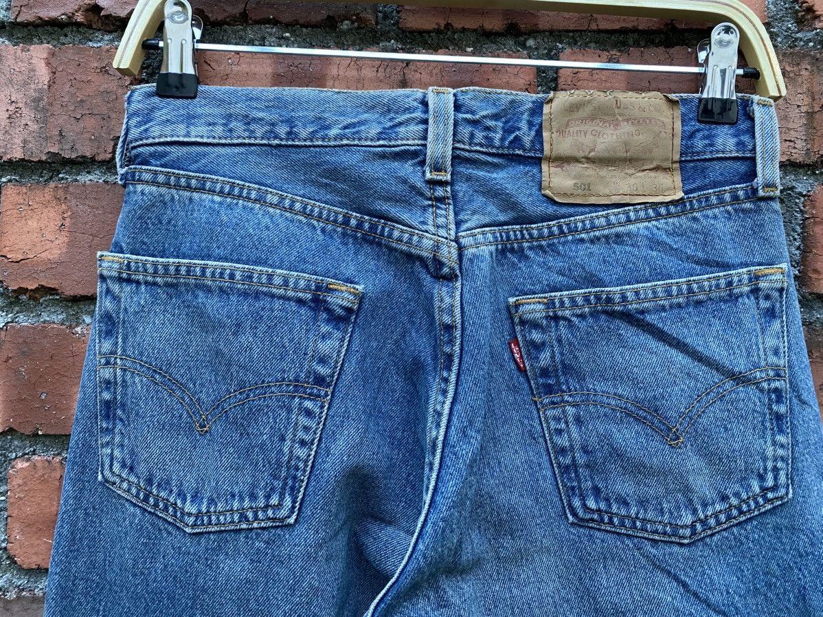 Levi's Vintage Clothing W29x33 Vintage levi's 501 made in USA 90s Size US 29 - 3 Thumbnail