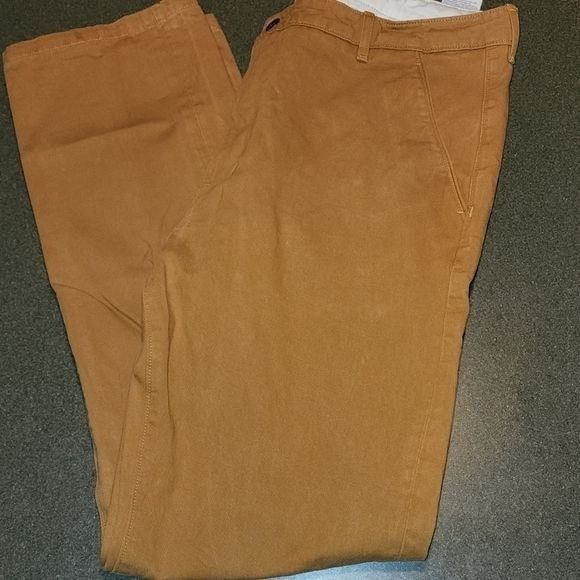 Levi's Levi's High Rise Relaxed Zippered Sz 36 x 32 Tan Pants w Poc Size US 36 / EU 52 - 2 Thumbnail