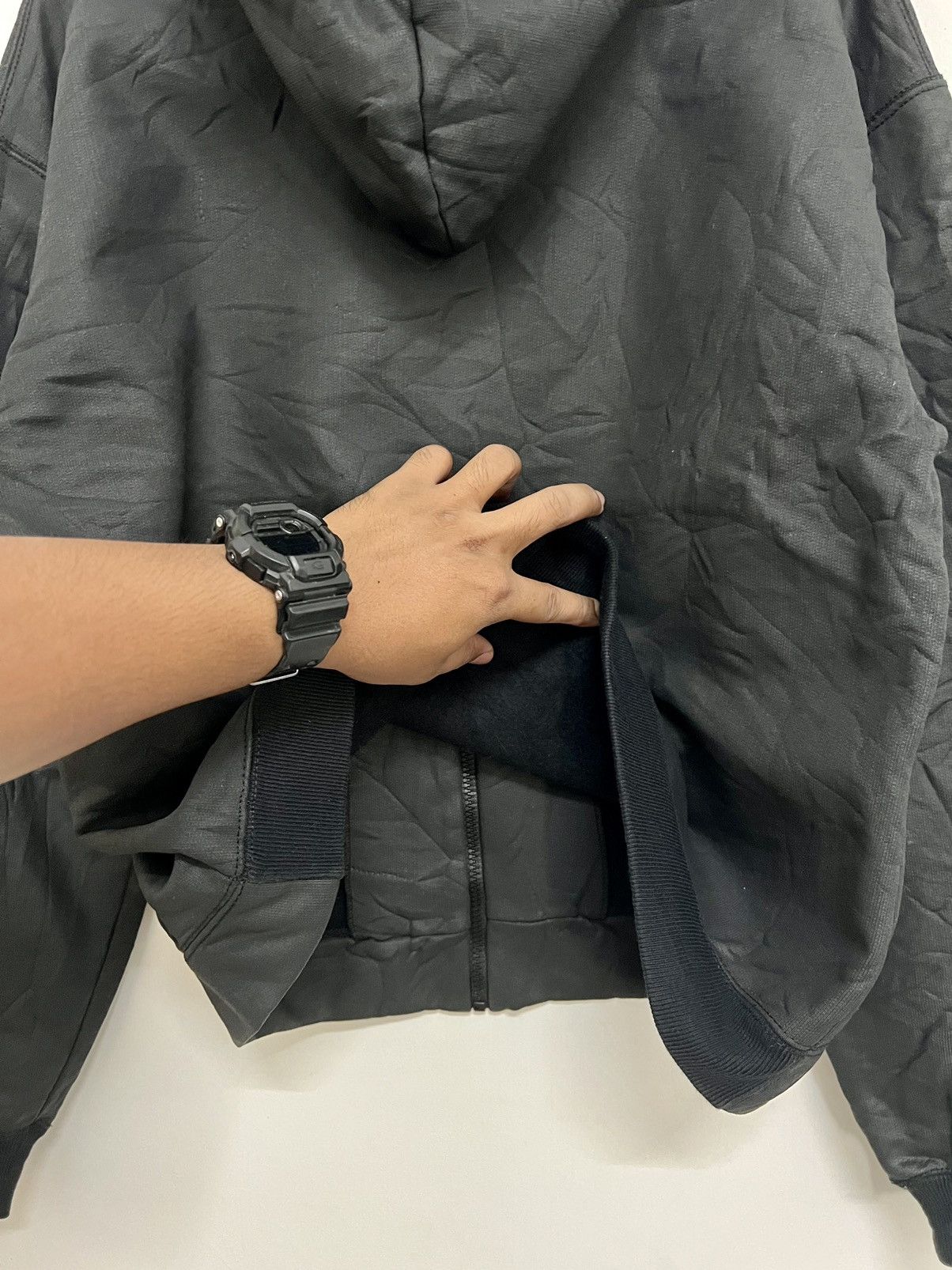 A.P.C. A.P.C BLACK WAX HOODIE SWEATSHIRT Size US L / EU 52-54 / 3 - 13 Thumbnail