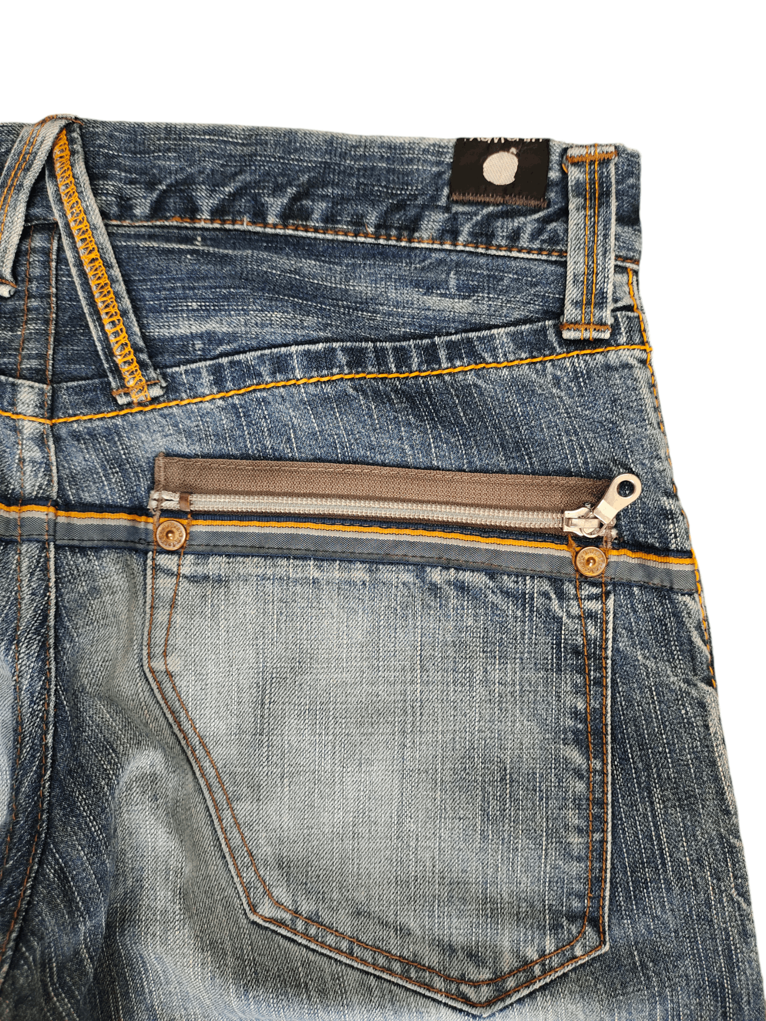Comme des Garcons × Undercover Vintage Blue Way Japan Clawmark Distress Faded Jeans Size US 32 / EU 48 - 14 Thumbnail
