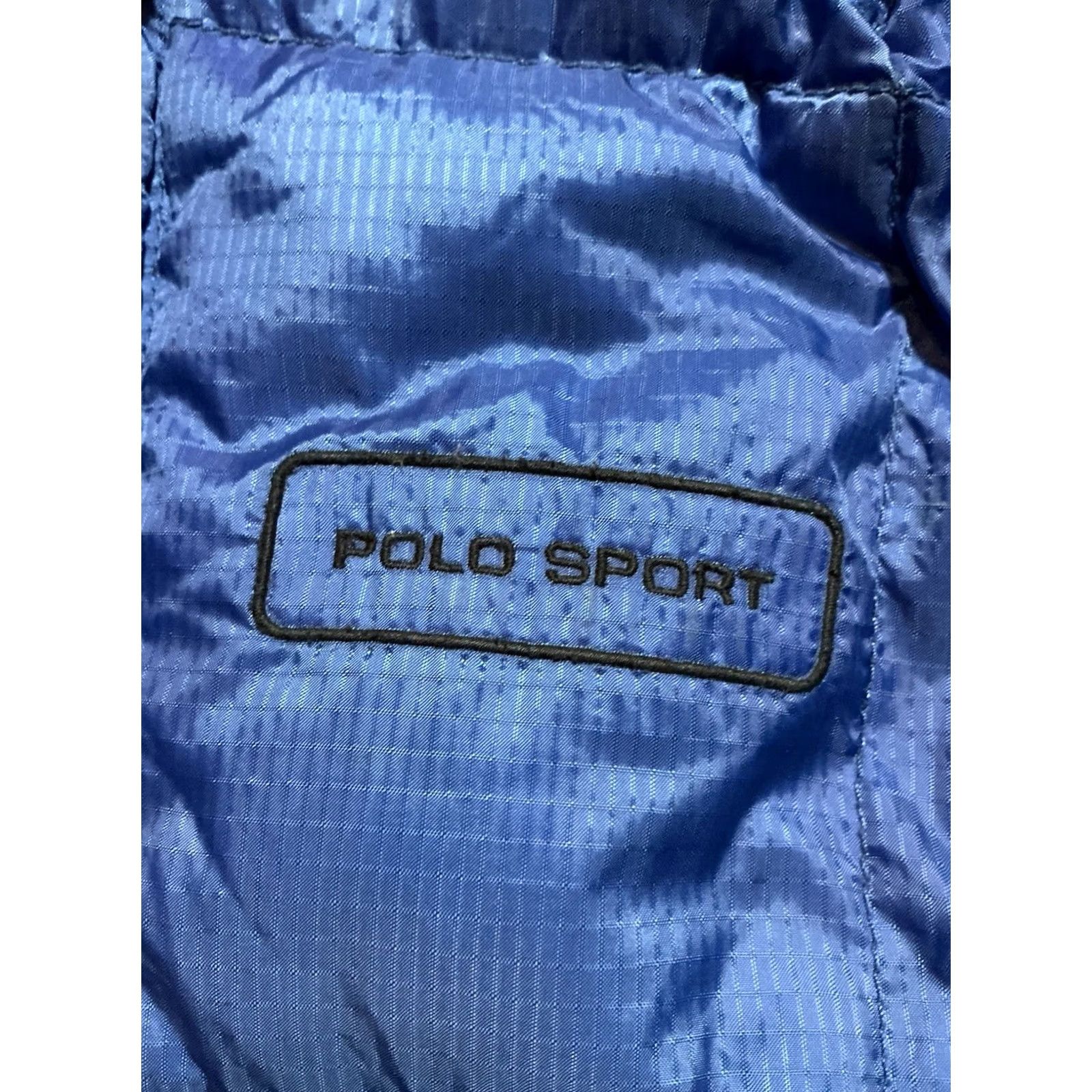 Polo Ralph Lauren VINTAGE Polo Sport Ralph Lauren Down Fill Blue Full Zip Hooded Puffer Jacket MD Size US M / EU 48-50 / 2 - 6 Thumbnail