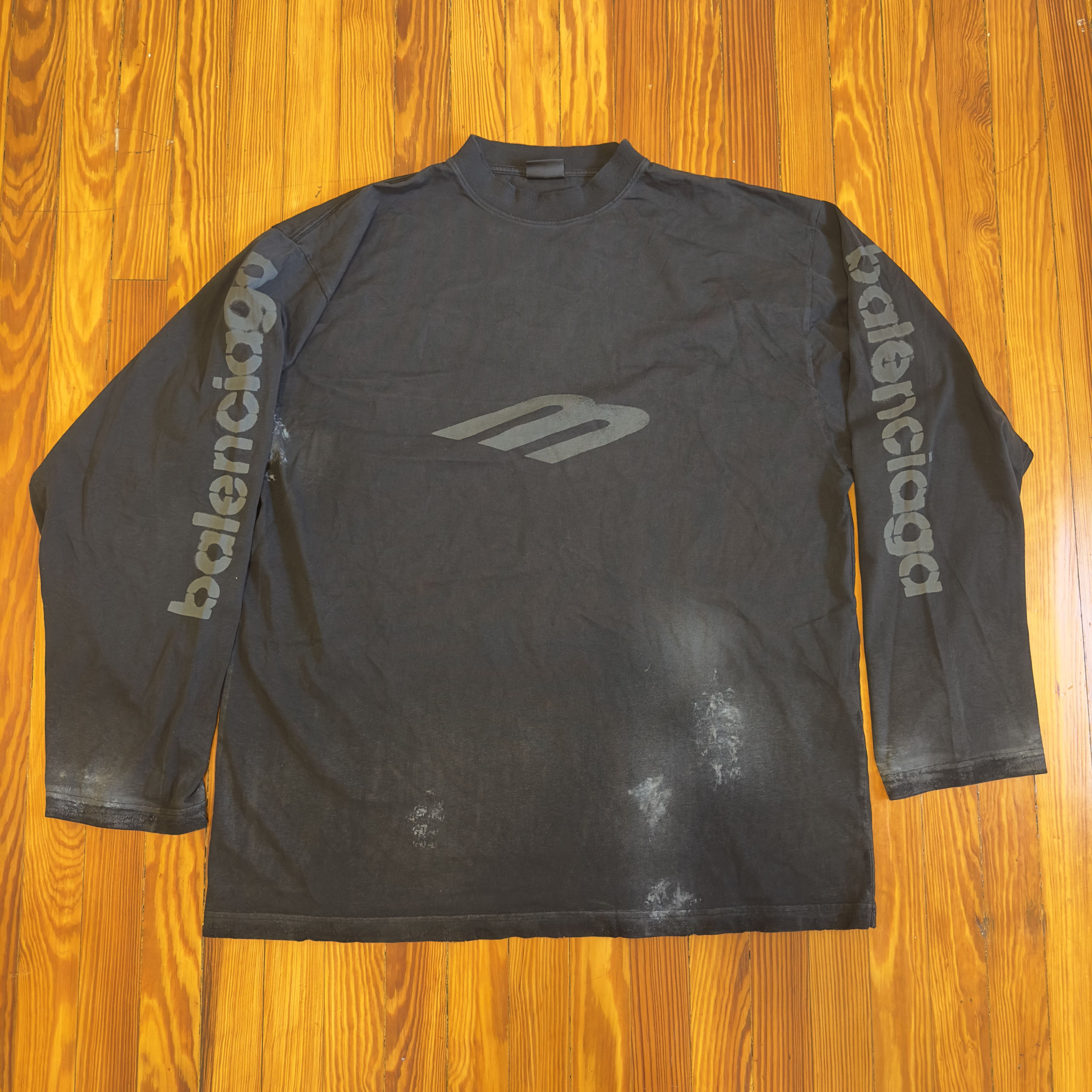 Balenciaga BALENCIAGA 3B STENCIL JERSEY Size US XXL / EU 58 / 5 - 1 Thumbnail
