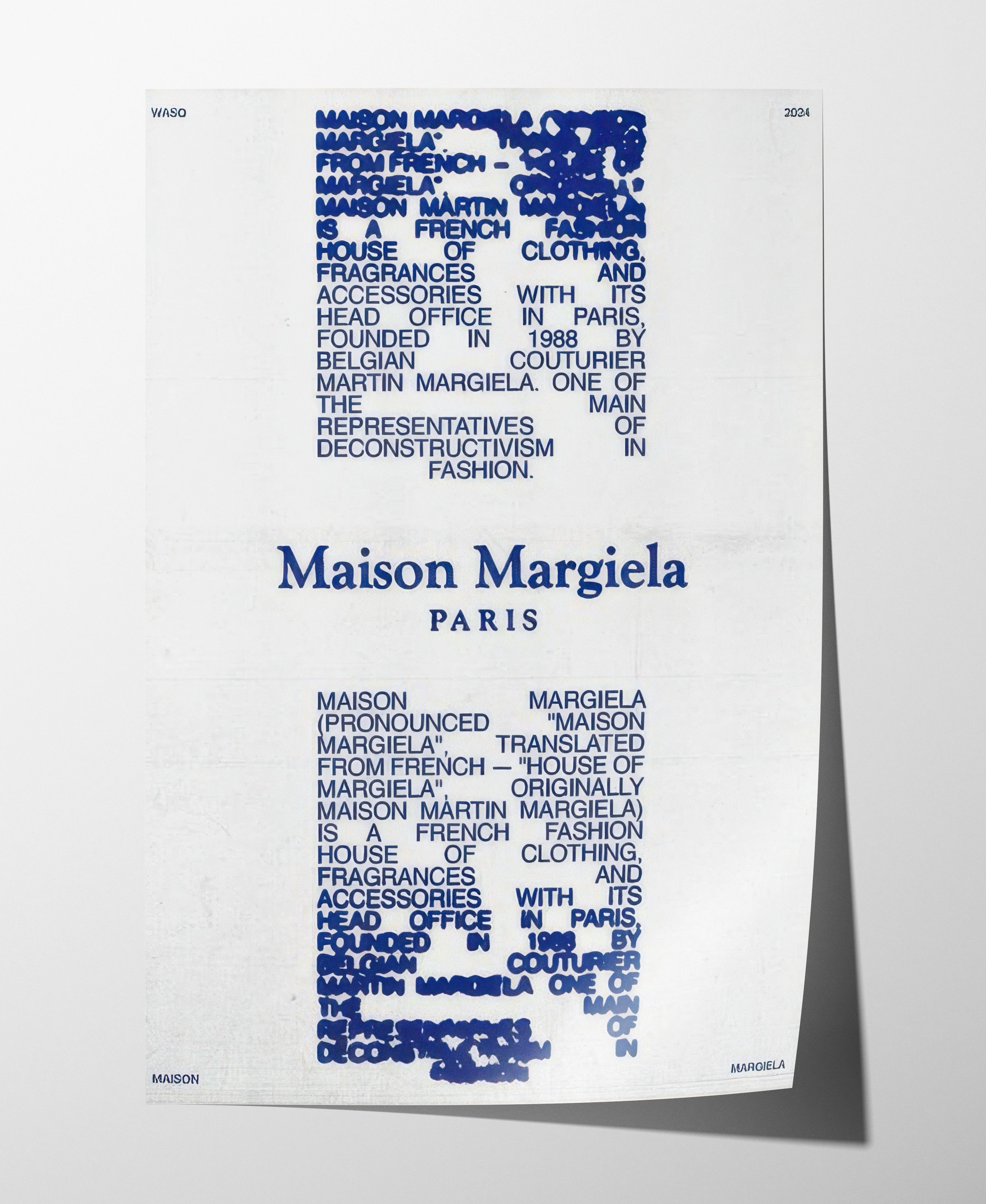 Maison Margiela Maison Margiela Artisanal Poster Archive Vintage Book 2000s Size ONE SIZE - 3 Thumbnail
