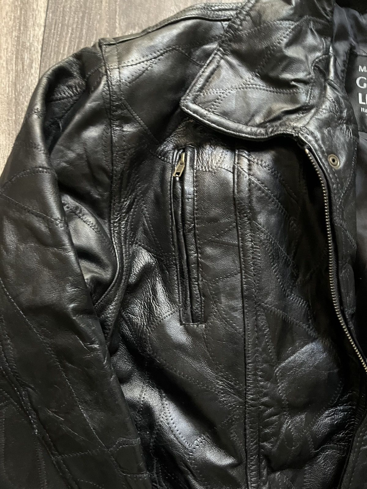 Vintage Vintage 2003 genuine leather lamb skin jacket Size US M / EU 48-50 / 2 - 3 Thumbnail