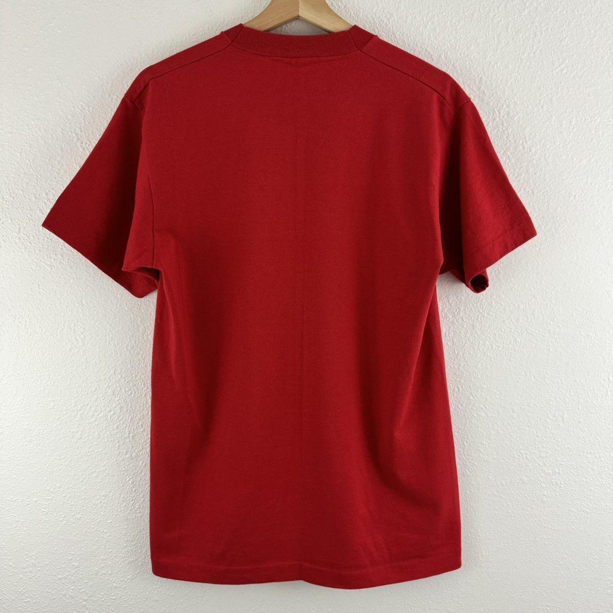 Fruit Of The Loom Vintage 90s Red Single Stitch Pie Festival Pie Town, NM Tee Size US L / EU 52-54 / 3 - 10 Thumbnail