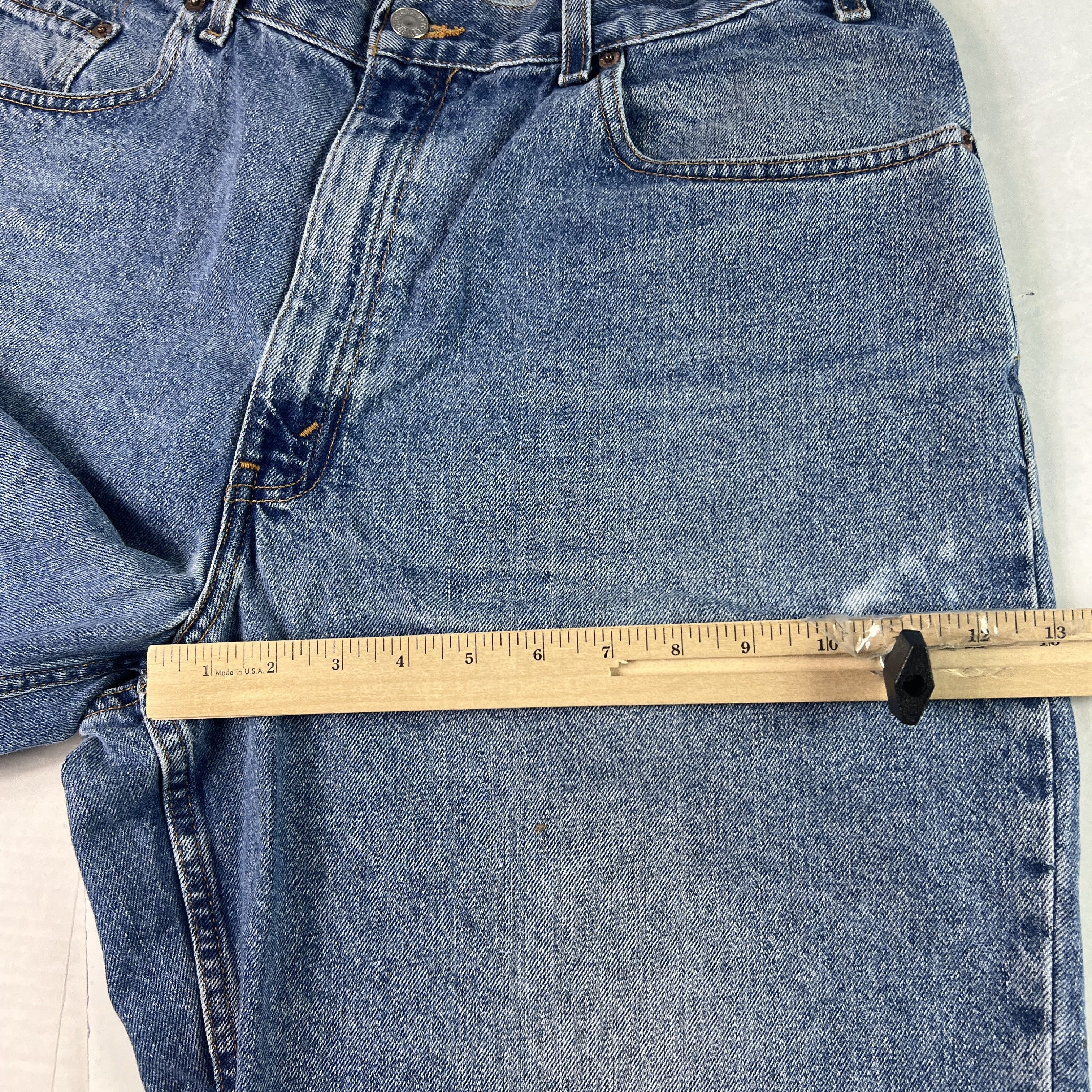 Levi's Y2K Levi's Jean Shorts 560 Loose Faded Thrashed Denim Jorts Size US 36 / EU 52 - 18 Thumbnail