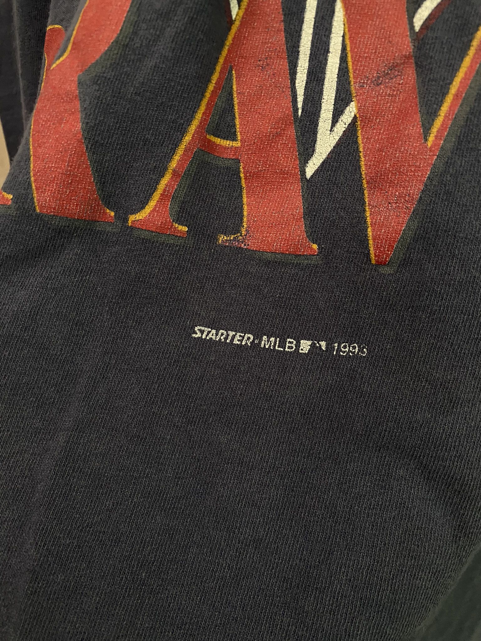 MLB × Starter Vintage Starter 1993 Atlanta Braves Tee Size US XL / EU 56 / 4 - 2 Thumbnail