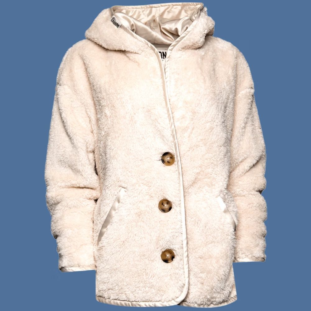 Vintage Dixxon Flannel Co. Women's SHERPA CARDIGAN Latte M Cardigan Jacket Womens Size M / US 6-8 / IT 42-44 - 1 Thumbnail