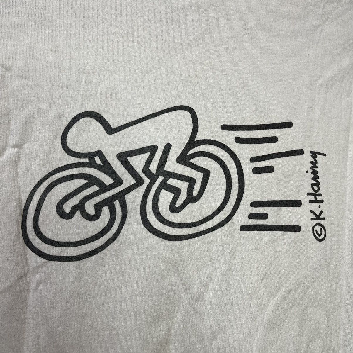 Keith Haring 90's Keith Haring "City Cycling" Pop Shop Shirt Size US S / EU 44-46 / 1 - 12 Thumbnail