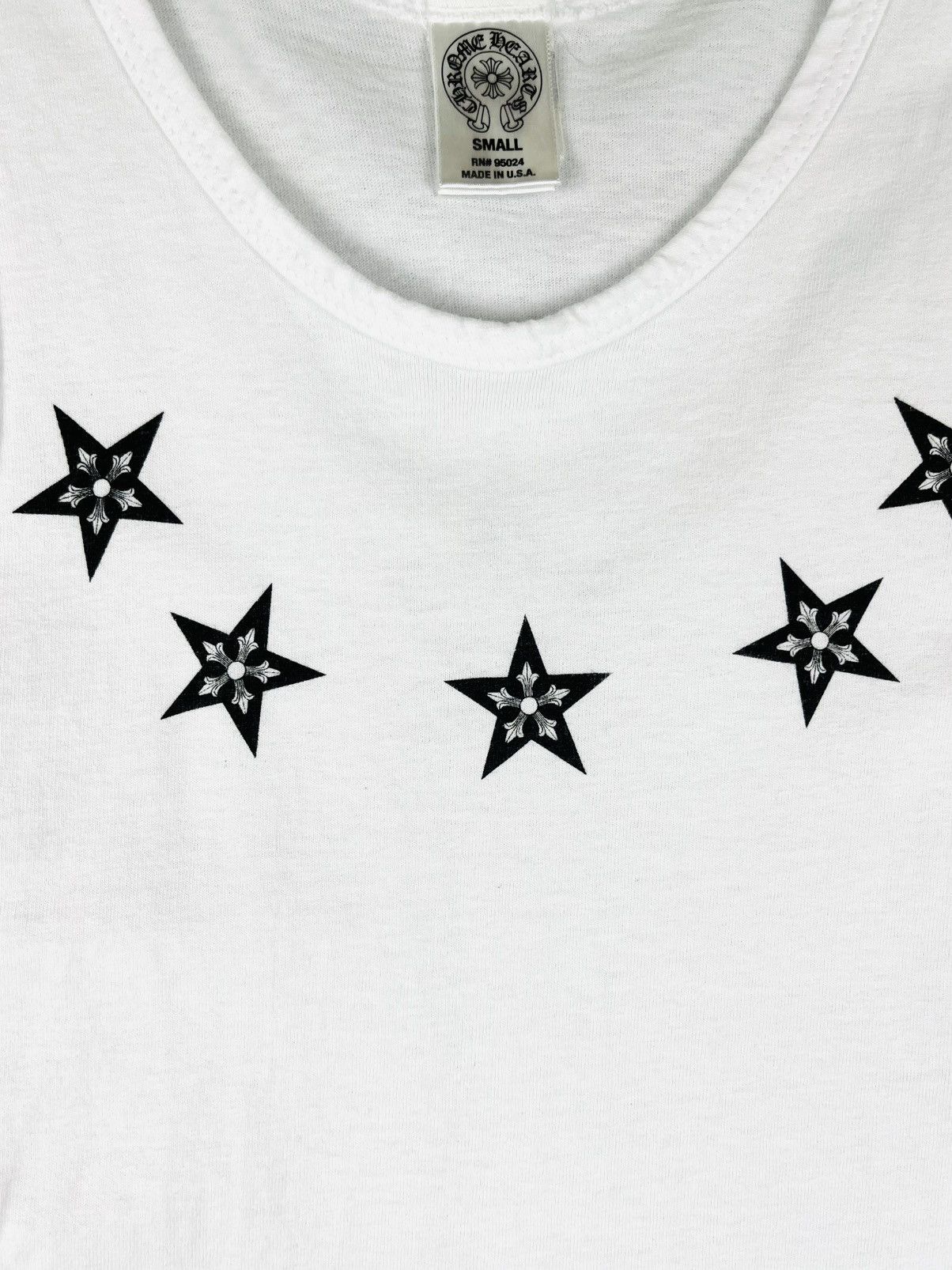 Chrome Hearts Chrome Hearts Made In Hollywood Star Tank Top White Size US S / EU 44-46 / 1 - 4 Thumbnail