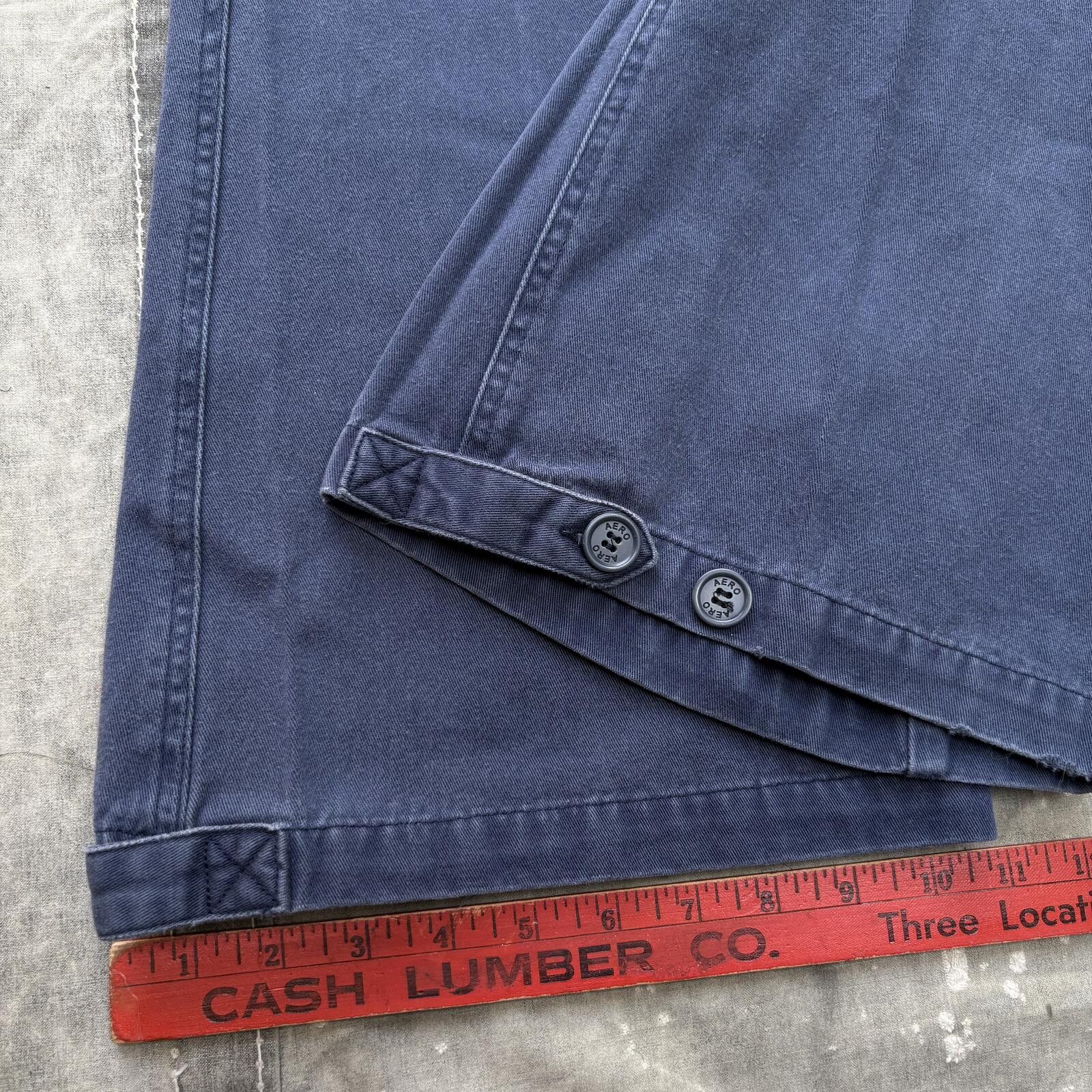 Aeropostale Vintage Y2K Aeropostale Grunge Low Rise Cargo Flare Pants Size 32" / US 10 / IT 46 - 8 Thumbnail