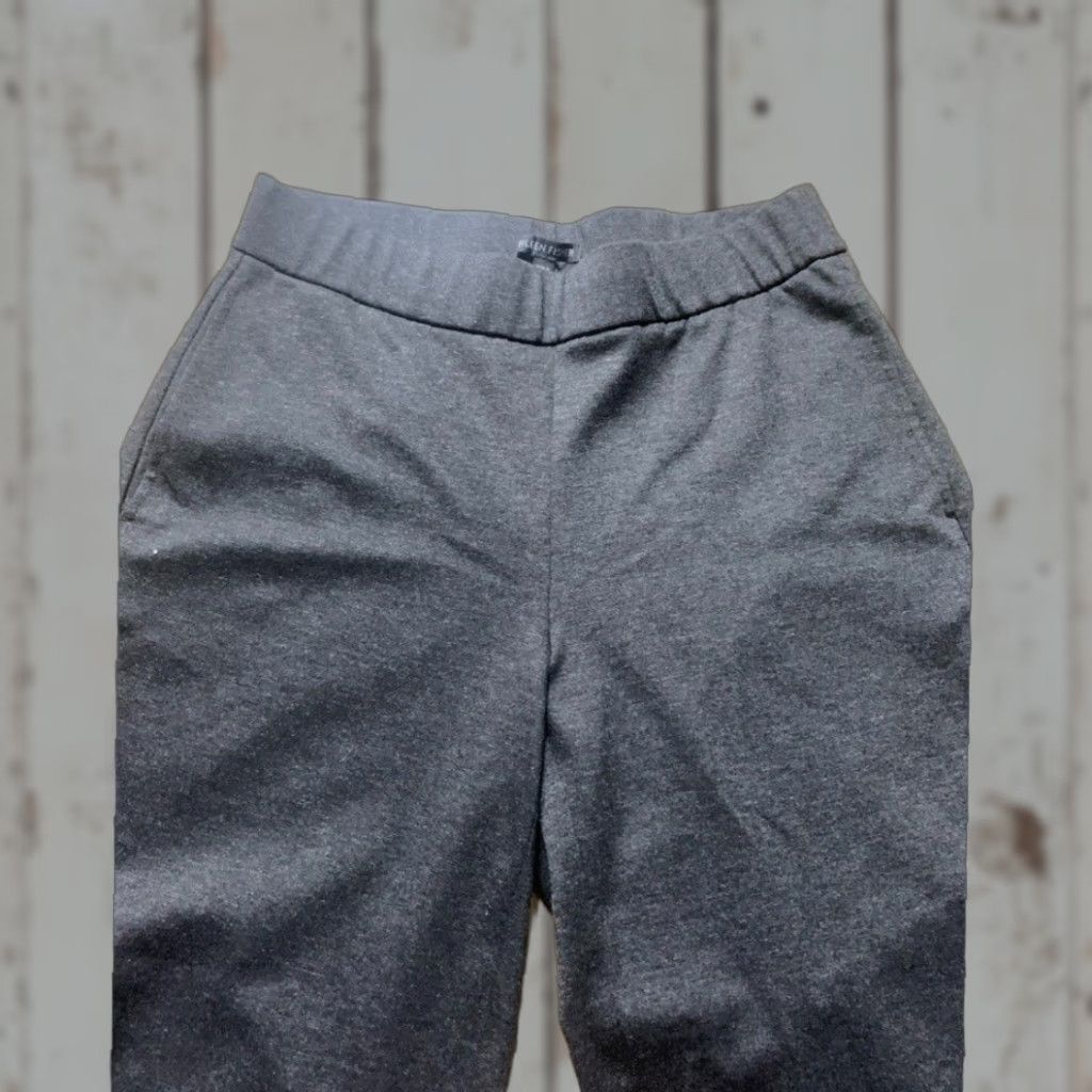 Eileen Fisher NWT Eileen Fisher XS Wide Ankle Pant Charcoal Gray Women XS Regular Pant Womens Size 26" / US 2 / IT 38 - 1 Thumbnail
