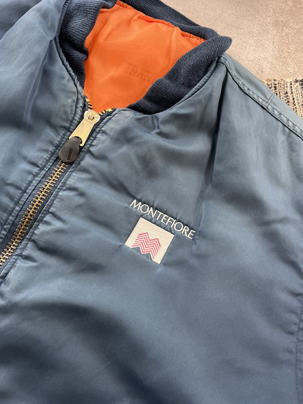 Alpha Industries Vintage Alpha Industries style Faded Blue Bomber Jacket Y2K Size US M / EU 48-50 / 2 - 10 Thumbnail