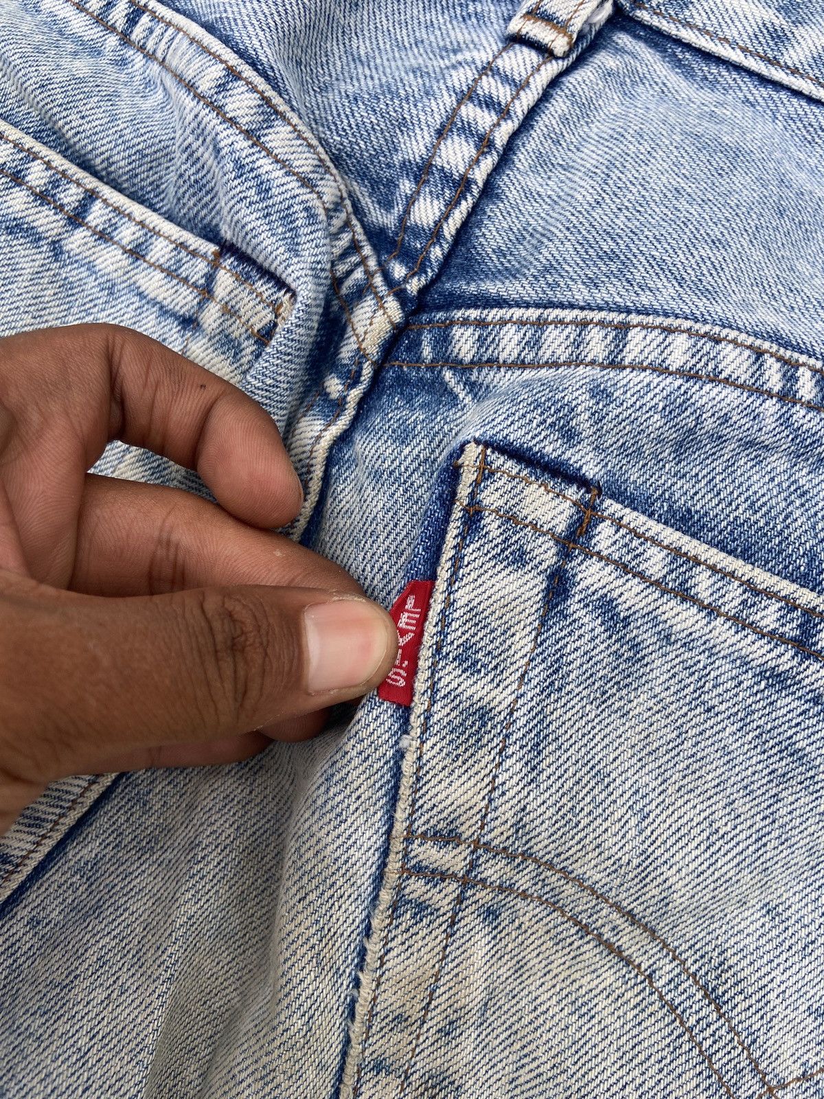 If Six Was Nine × Levi's × Vintage Vintage Levis Big E 502xx Selvadge Denim Size US 28 / EU 44 - 4 Thumbnail