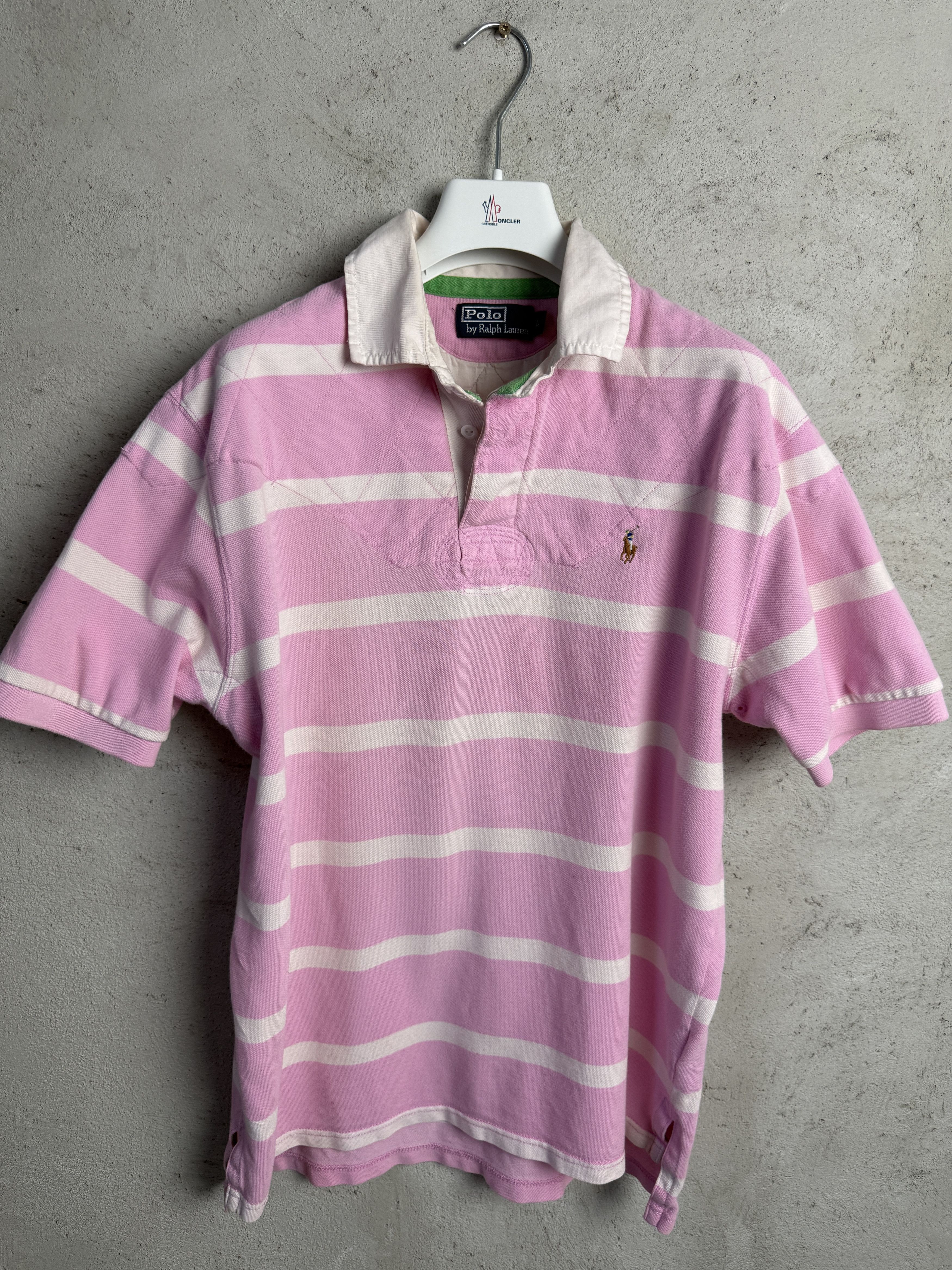 Polo Ralph Lauren Polo Ralph Lauren striped polo rugby t-shirt tee vintage Size US L / EU 52-54 / 3 - 1 Thumbnail