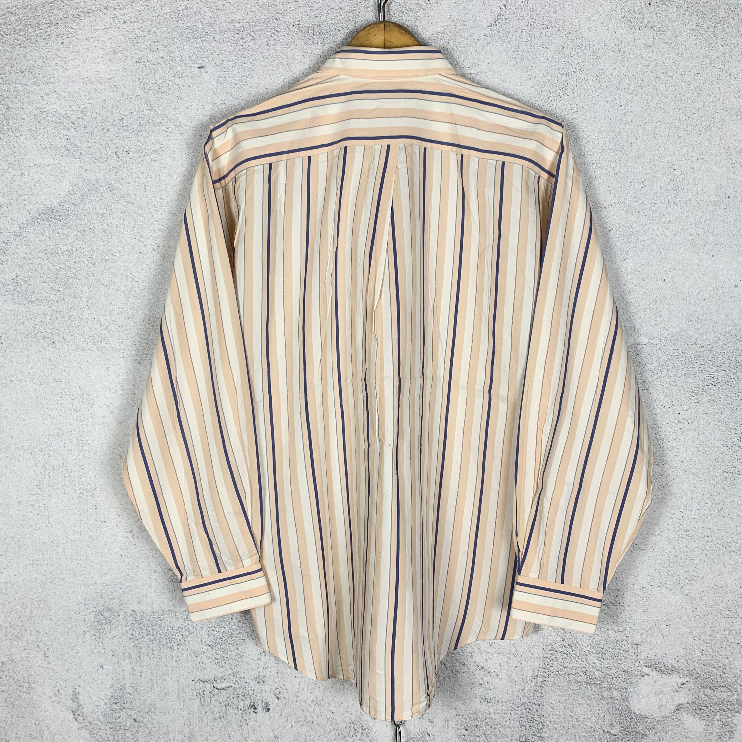 Issey Miyake Vintage Issey Miyake Striped Shirt Size US M / EU 48-50 / 2 - 2 Thumbnail