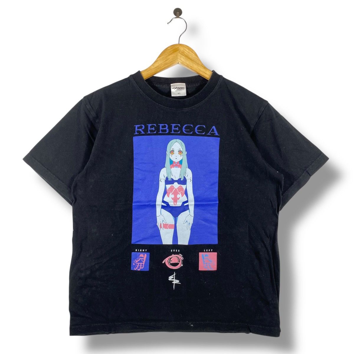 Anime CYBERPUNK: Edgerunners Rebecca Graphic Distressed Faded Size US M / EU 48-50 / 2 - 1 Thumbnail