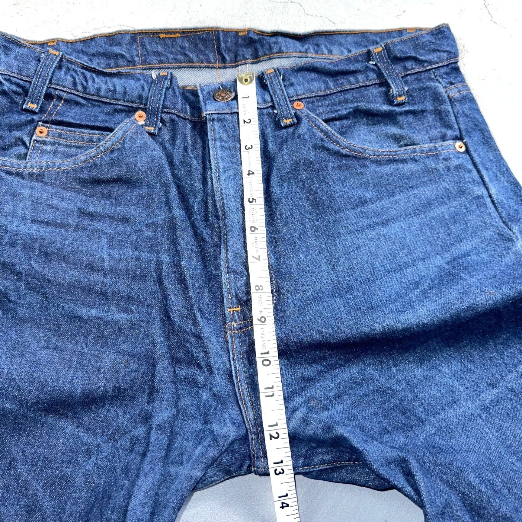 Levi's VINTAGE Levi's Jeans 501 Straight Fit Men's Dark Wash 80s 36x34 USA Size US 36 / EU 52 - 7 Thumbnail