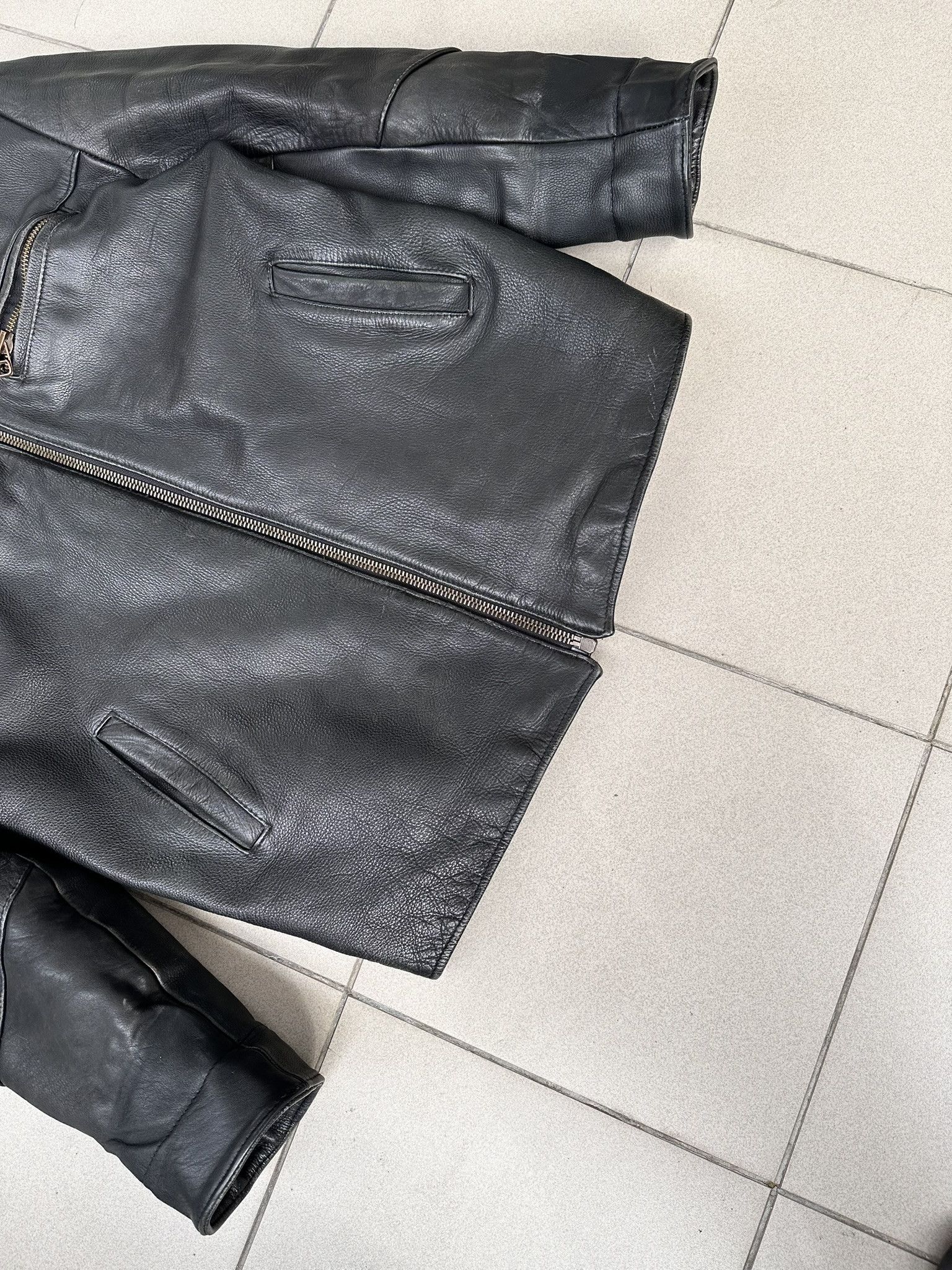Vintage Vintage leather jacket starboy old money archive Size US L / EU 52-54 / 3 - 3 Thumbnail