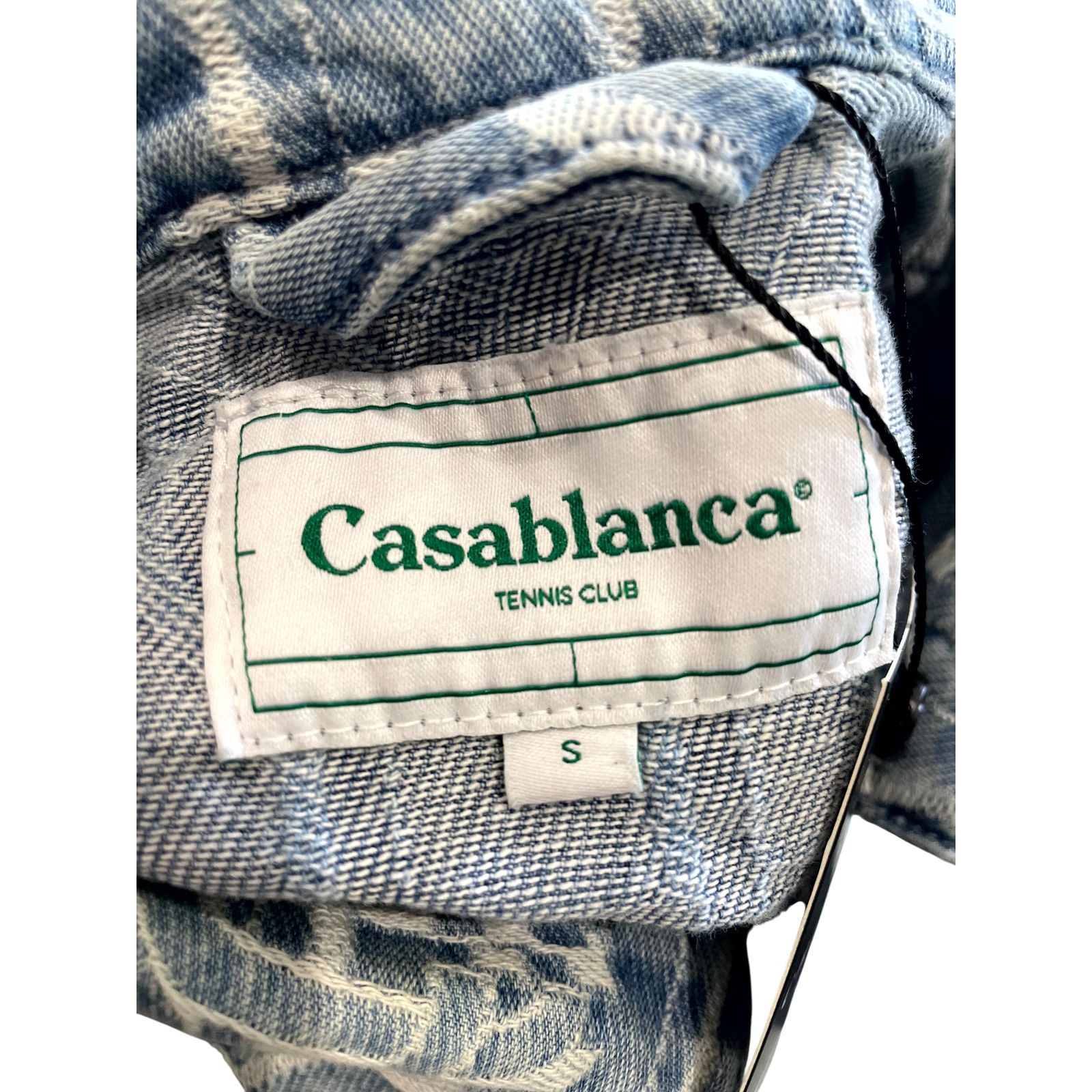 Casablanca Casablanca Oblique All Over Jean Blue Jacket Size US S / EU 44-46 / 1 - 3 Thumbnail