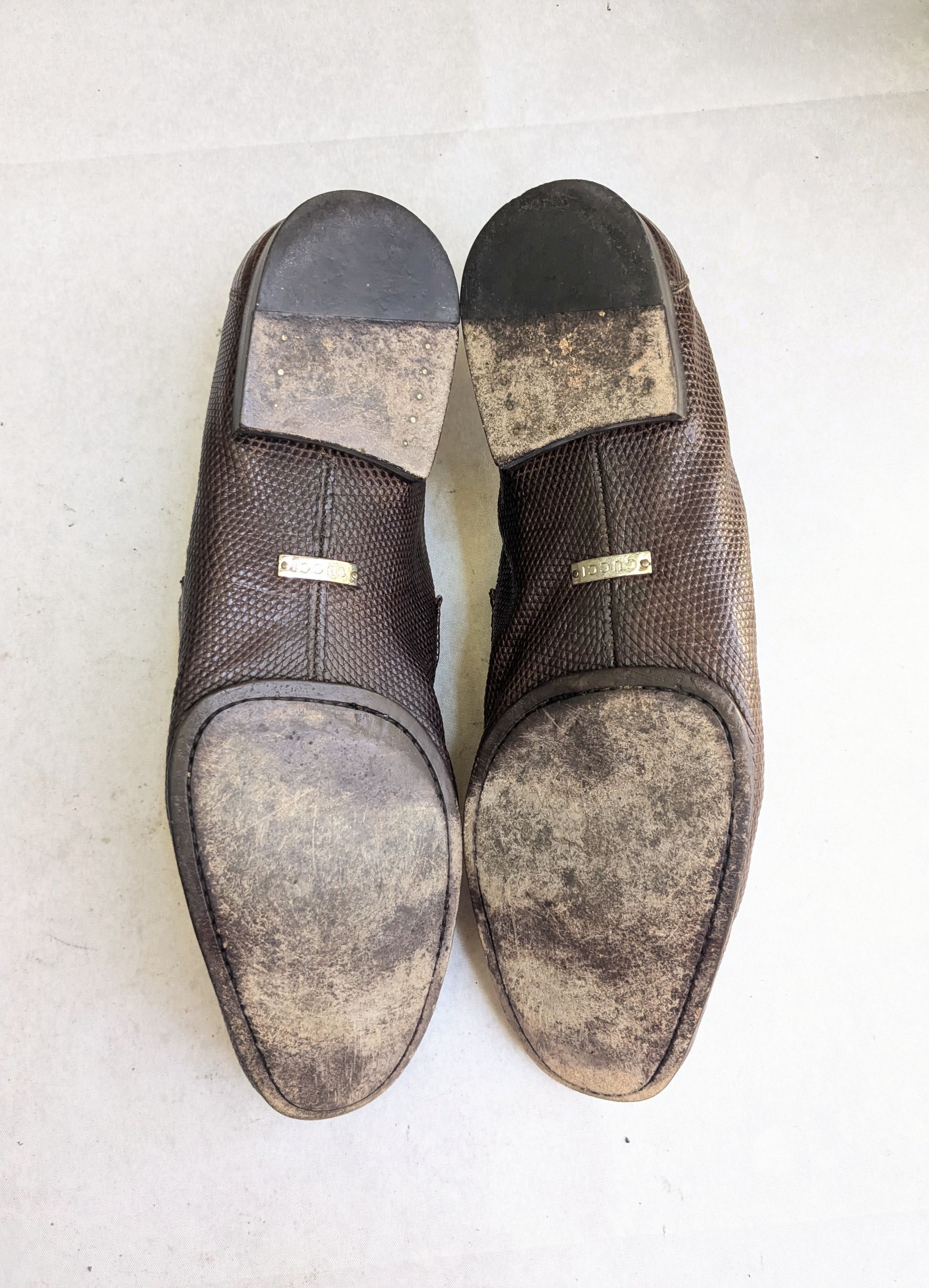 Gucci Gucci Horsebit Loafers Brown Lizard Leather 11.5 Slip On Size US 11.5 / EU 44-45 - 12 Thumbnail