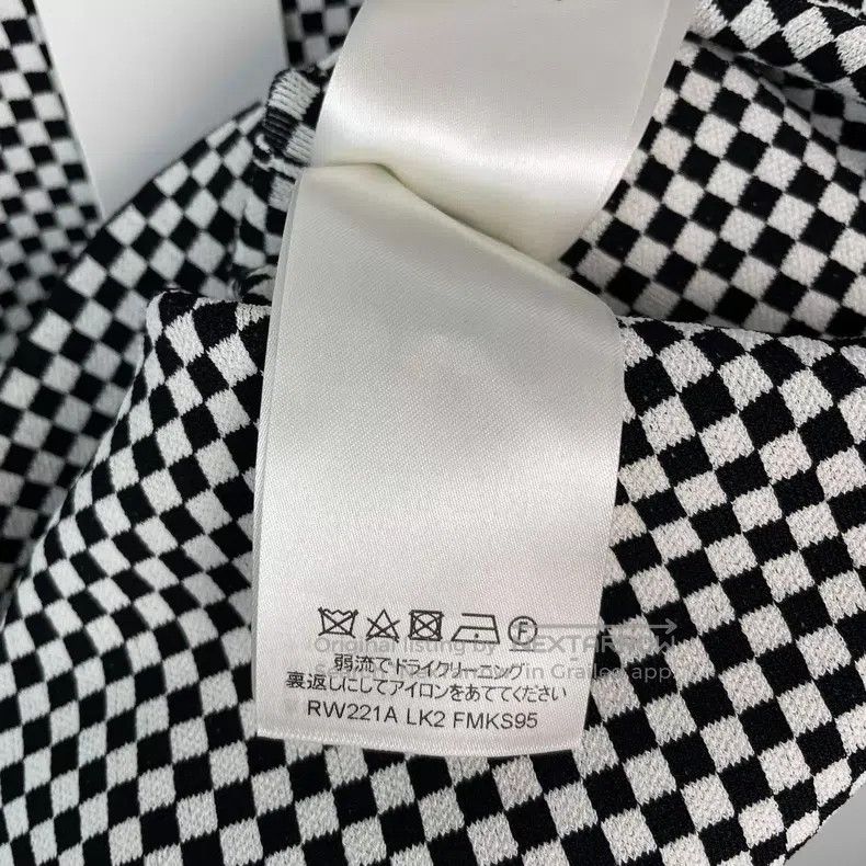 Louis Vuitton Louis Vuitton Knitted checkerboard short sleeve Size S / US 4 / IT 40 - 7 Thumbnail