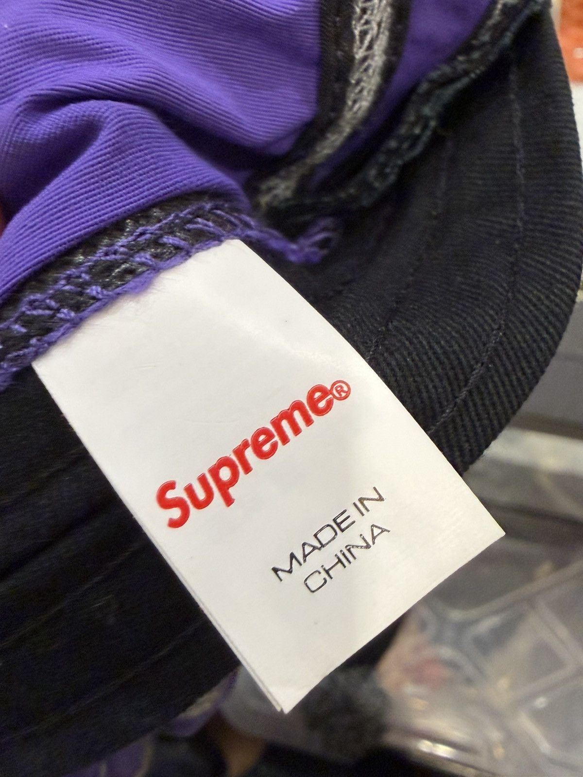 Supreme Supreme Reflective Stitching Camp Cap - Purple Size ONE SIZE - 7 Thumbnail