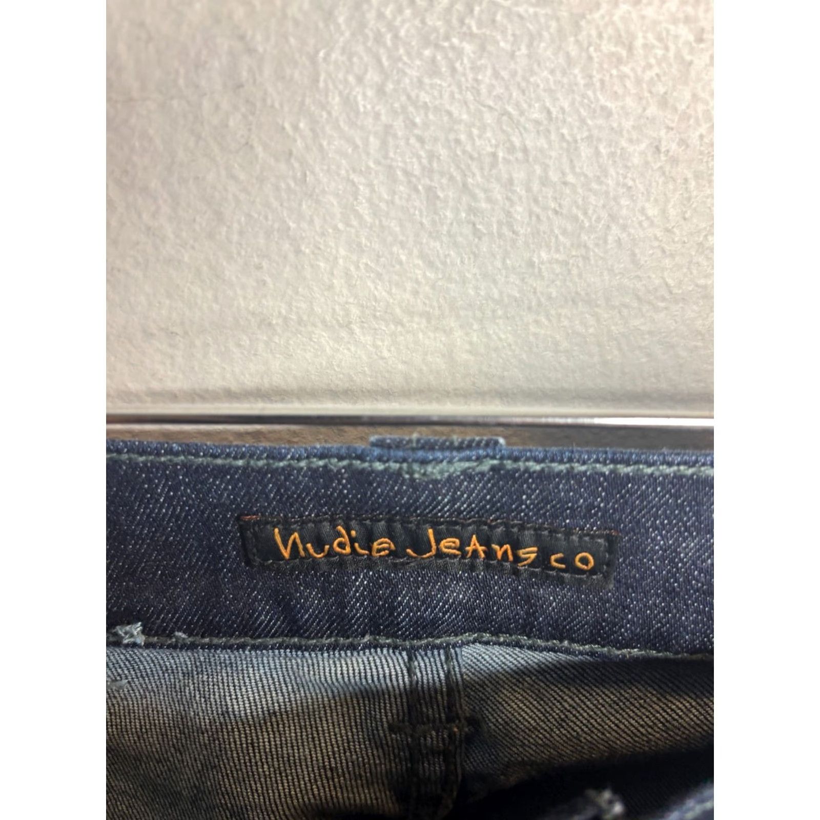 Nudie Jeans Nudie Jeans Slim 5-Pocket Denim Jeans Distressed Dark Wash Blue 30x34 Men 4607 Size US 30 / EU 46 - 6 Thumbnail