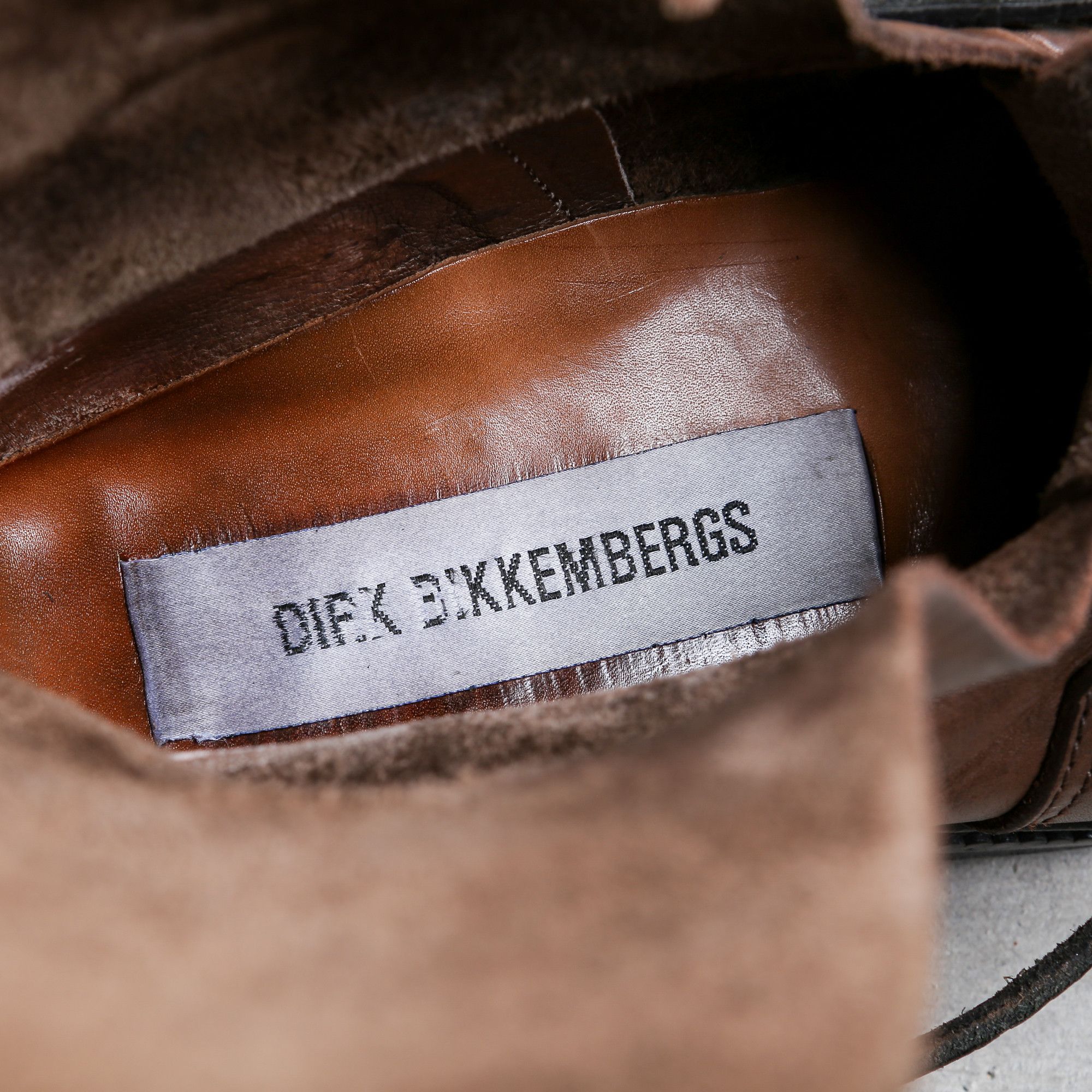 Dirk Bikkembergs Dirk Bikkembergs Brown Metal Lace Through Heel Boots Size 40 Size US 8 / EU 41 - 19 Thumbnail