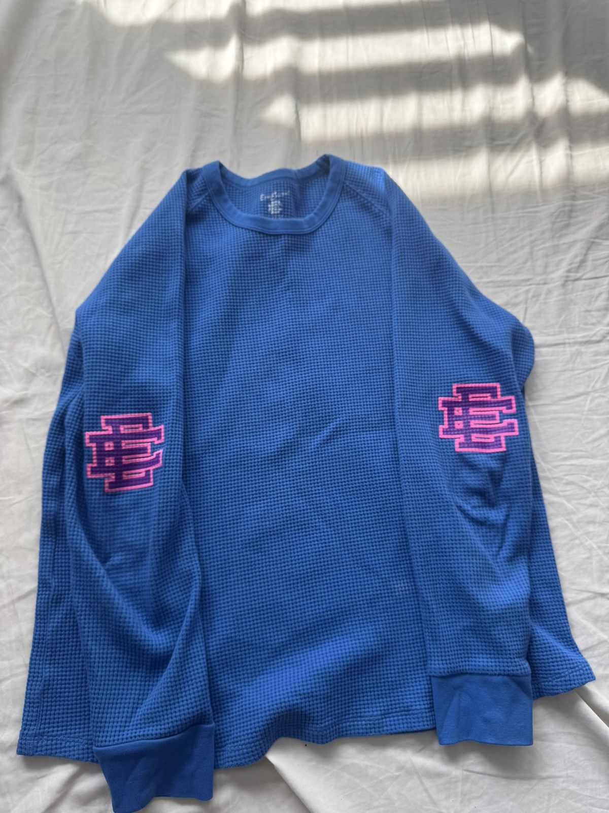 Eric Emanuel Eric Emmanuel Waffle Knit Sweater Size US L / EU 52-54 / 3 - 1 Thumbnail