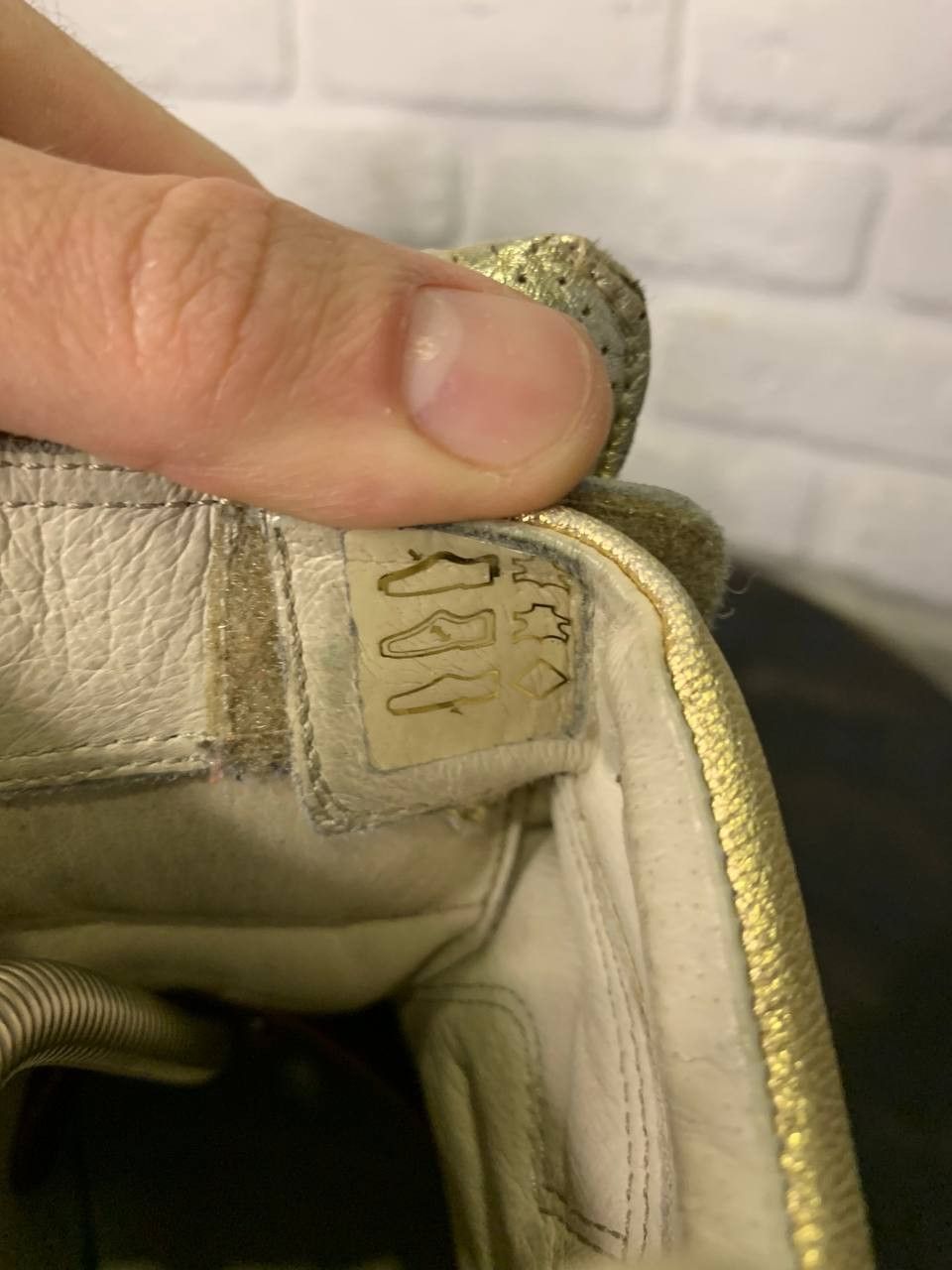 Isabel Marant Etoile Isabel Marant Metallic Gold Leather Bekett Wedge Sneakers Size US 8 / IT 38 - 9 Thumbnail