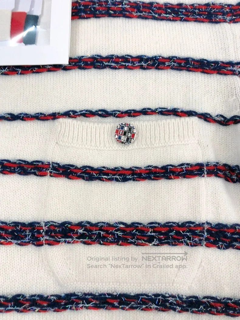 Chanel Chanel Roof Series Knit Short-Sleeve Top. Size US M / EU 48-50 / 2 - 3 Thumbnail