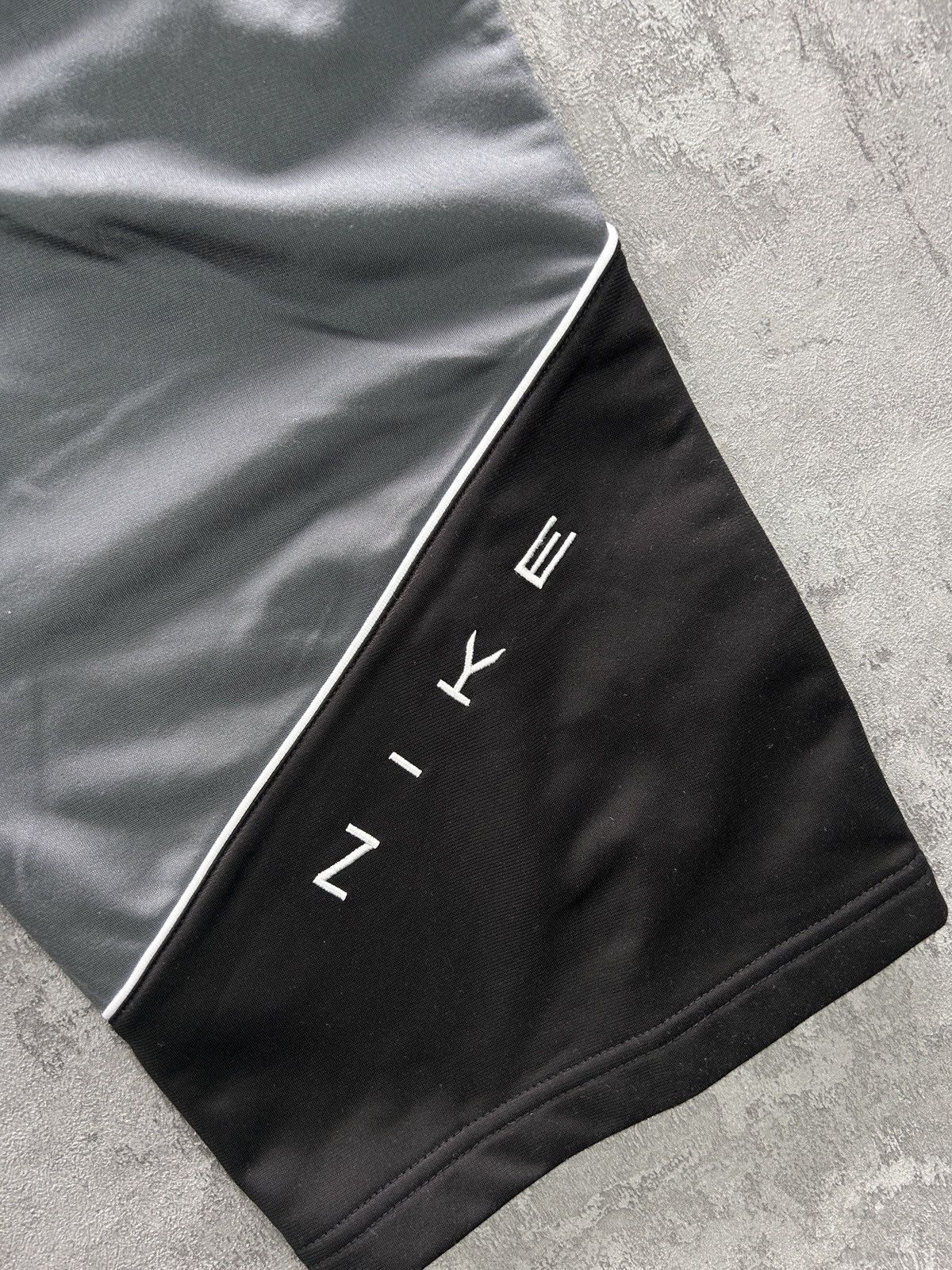 Nike × Vintage Vintage 90s Nike Snap Button Side Track Pants Size US 36 / EU 52 - 7 Thumbnail