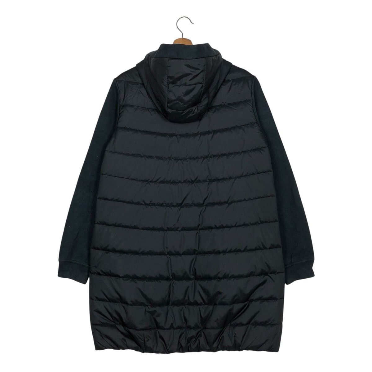 Nike 📌Rich Black Running Quilted Puffer Jacket Nike Hoodie Size US L / EU 52-54 / 3 - 9 Thumbnail