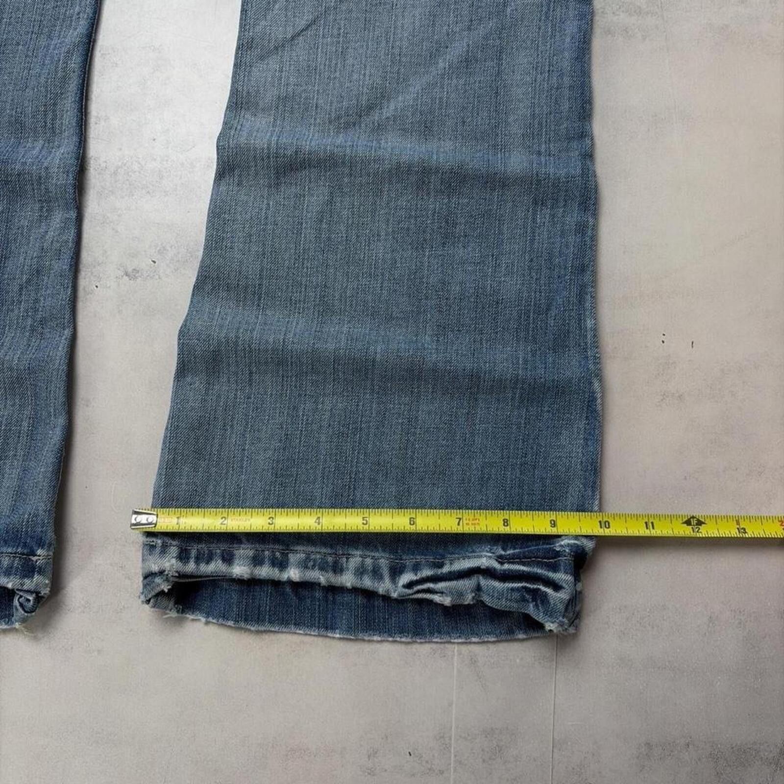 BKE Y2K Light Wash BKE Grunge Bootcut Denim Jeans Size 31" - 8 Thumbnail
