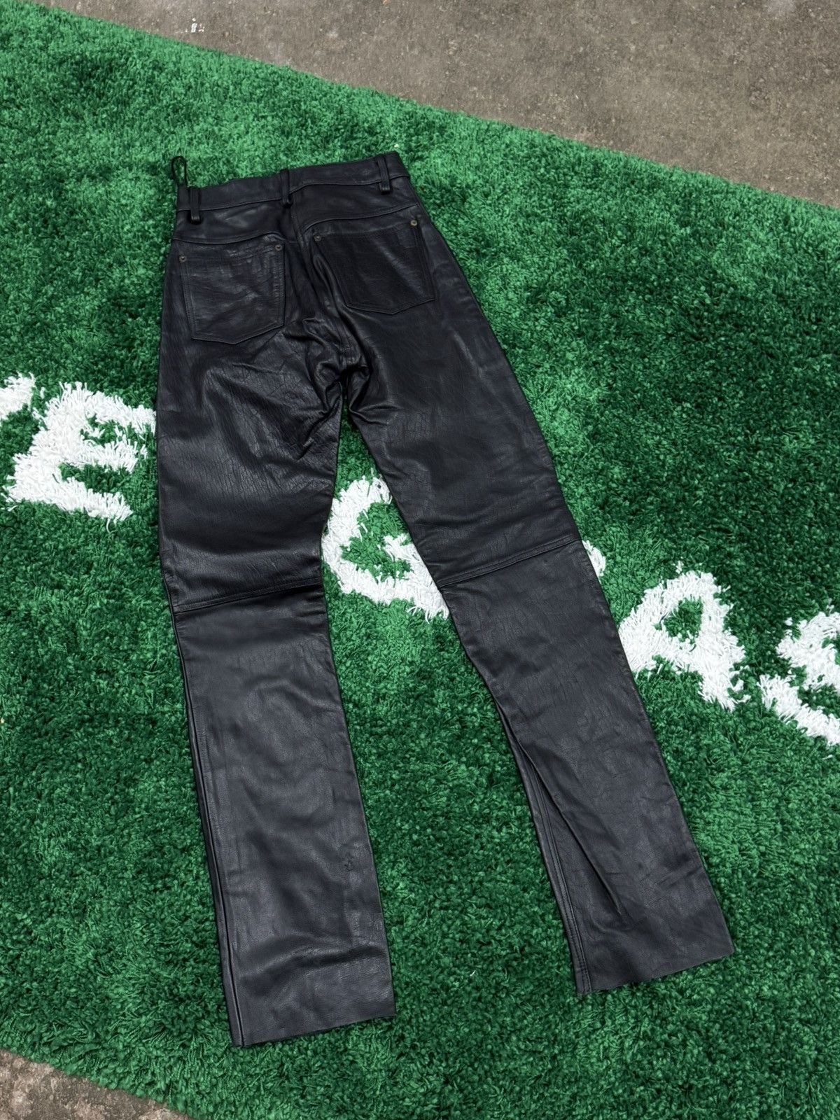 Vintage AMAZING Vintage Leather Pants Sz. 6 Biker Jean Size 28" / US 6 / IT 42 - 4 Thumbnail