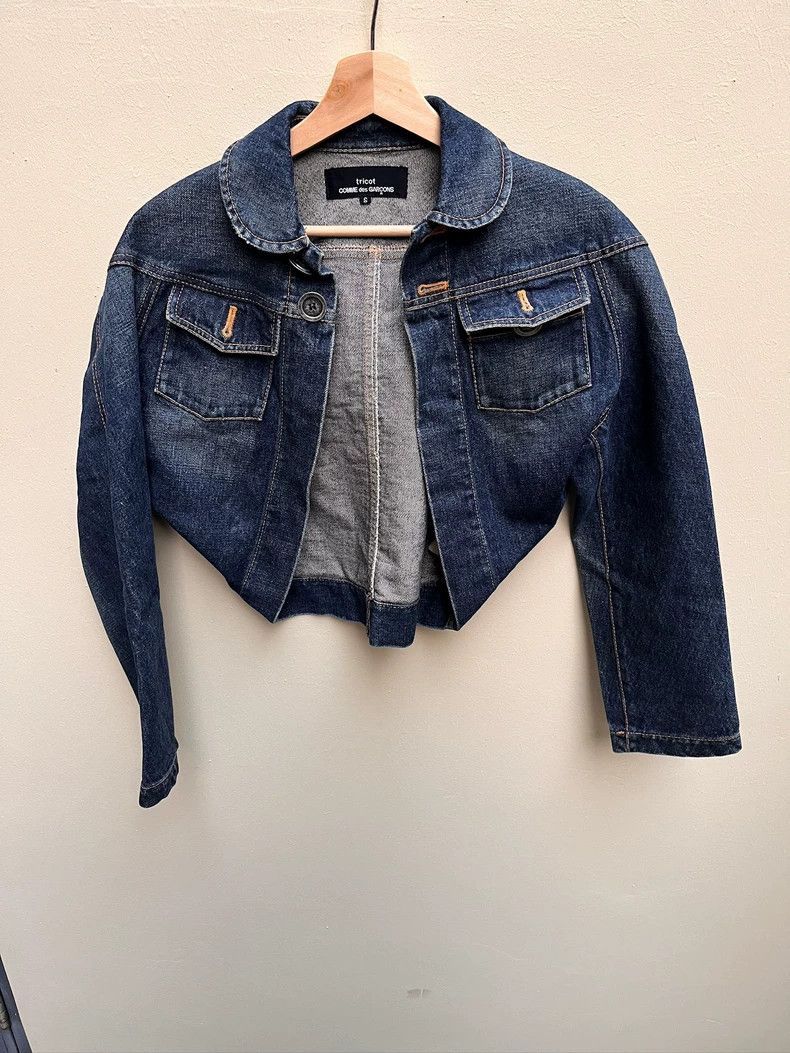 Comme des Garcons Comme Des Garcons Cropped Half Arc Denim Top Size S / US 4 / IT 40 - 4 Thumbnail