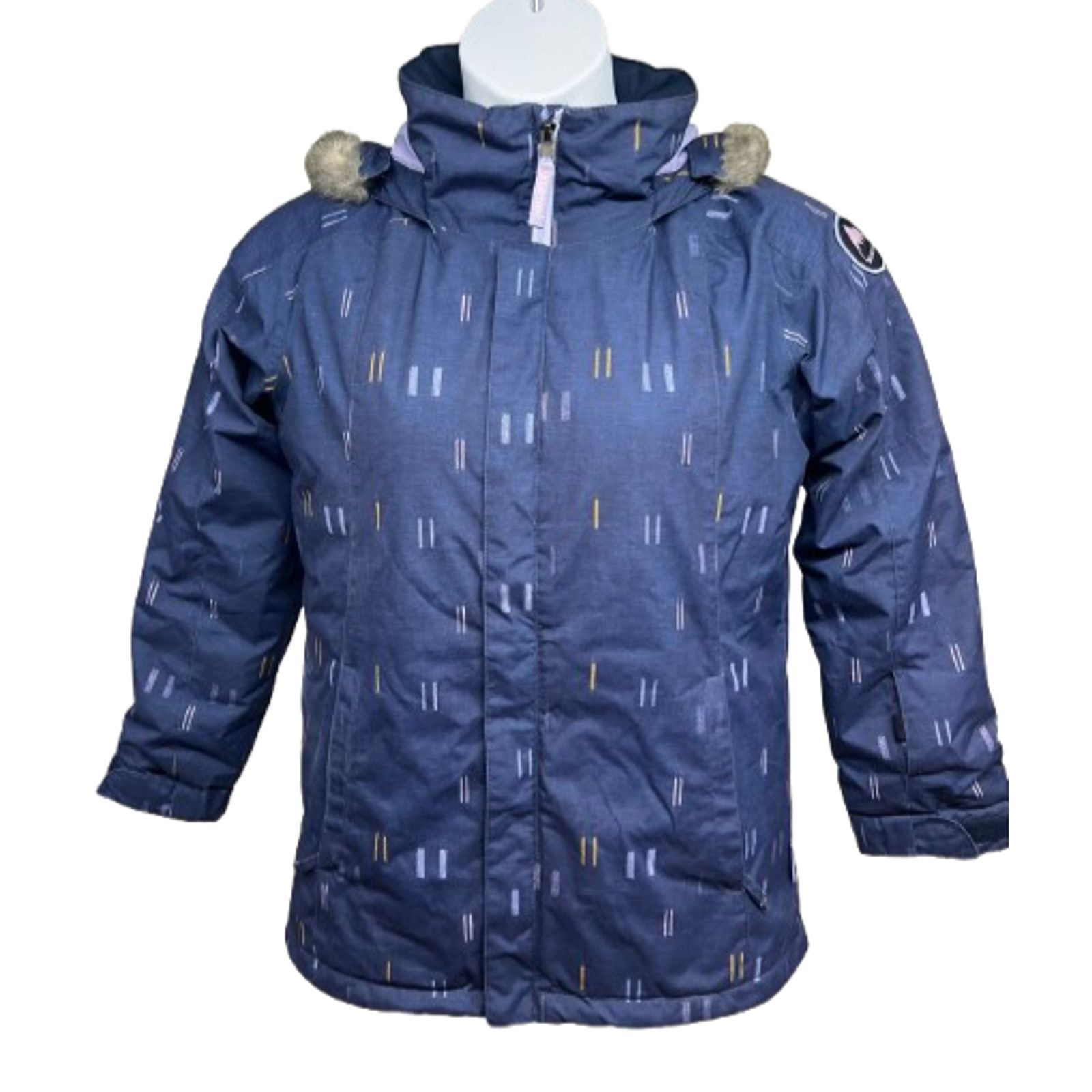 Burton Burton Elodie Blue Ski Snowboard Zip Faux Fur Hood Jacket M Size M / US 6-8 / IT 42-44 - 1 Thumbnail