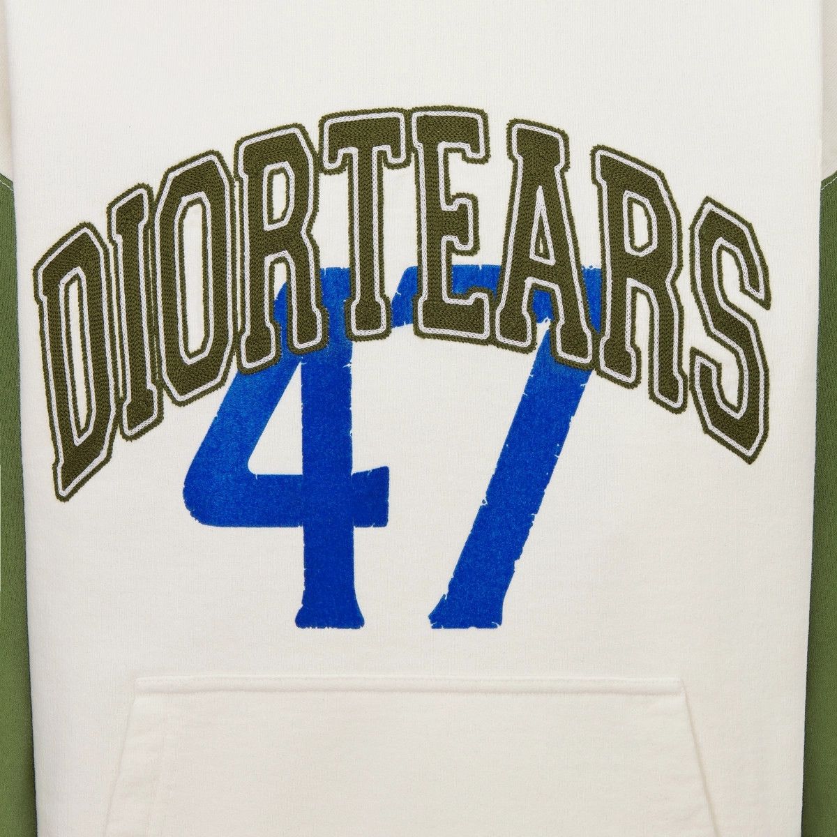 Dior o1bcso1str0225 Oversized Hooded Sweatshirt in White/Green Size US M / EU 48-50 / 2 - 3 Thumbnail