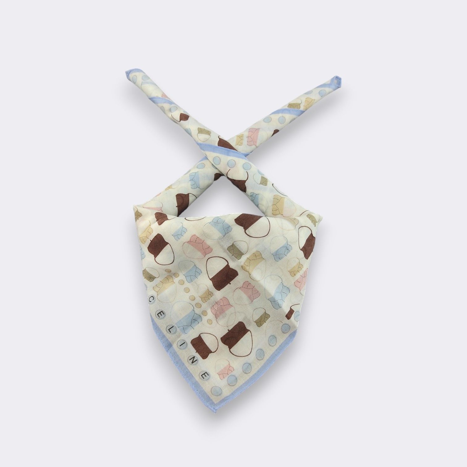 Celine Vintage Celine Handkerchief Neckerchief Bandana H106D Size ONE SIZE - 2 Thumbnail