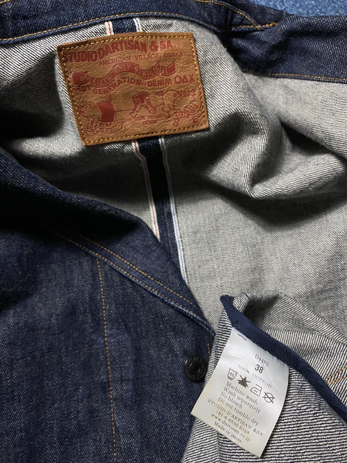 Studio D'Artisan Studio D’Artisan - D4402 Denim Tailored Jacket Size US XXS / EU 40 - 6 Thumbnail