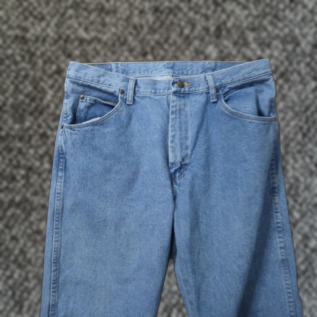 Wrangler Wrangler Relaxed Straight Jeans Men’s 36x32 Blue Denim pants Size US 36 / EU 52 - 1 Thumbnail