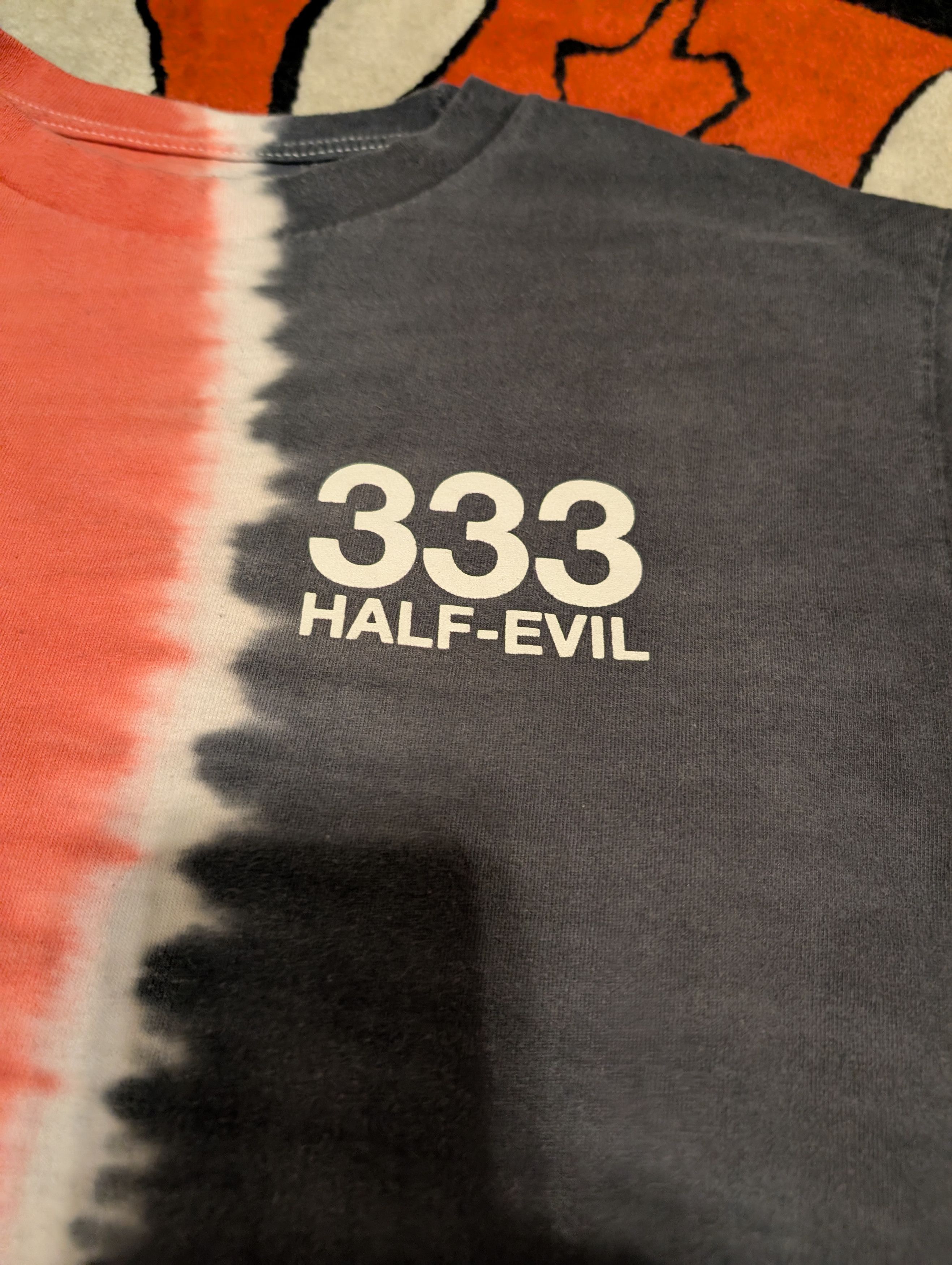 Half Evil Half Evil 333 Red/Black Split Dye Shirt Size US M / EU 48-50 / 2 - 2 Thumbnail
