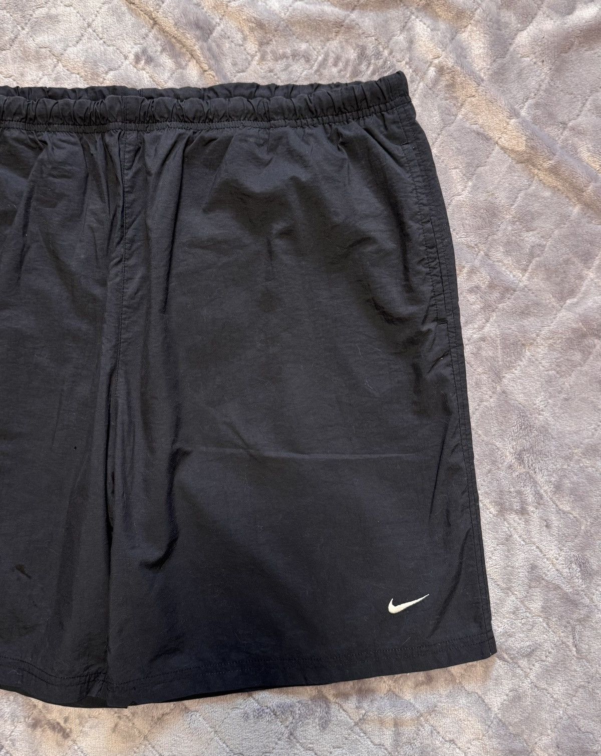 Nike × Vintage Vintage 2000s Nike Lined Nylon Baggy Shorts Size US 36 / EU 52 - 3 Thumbnail