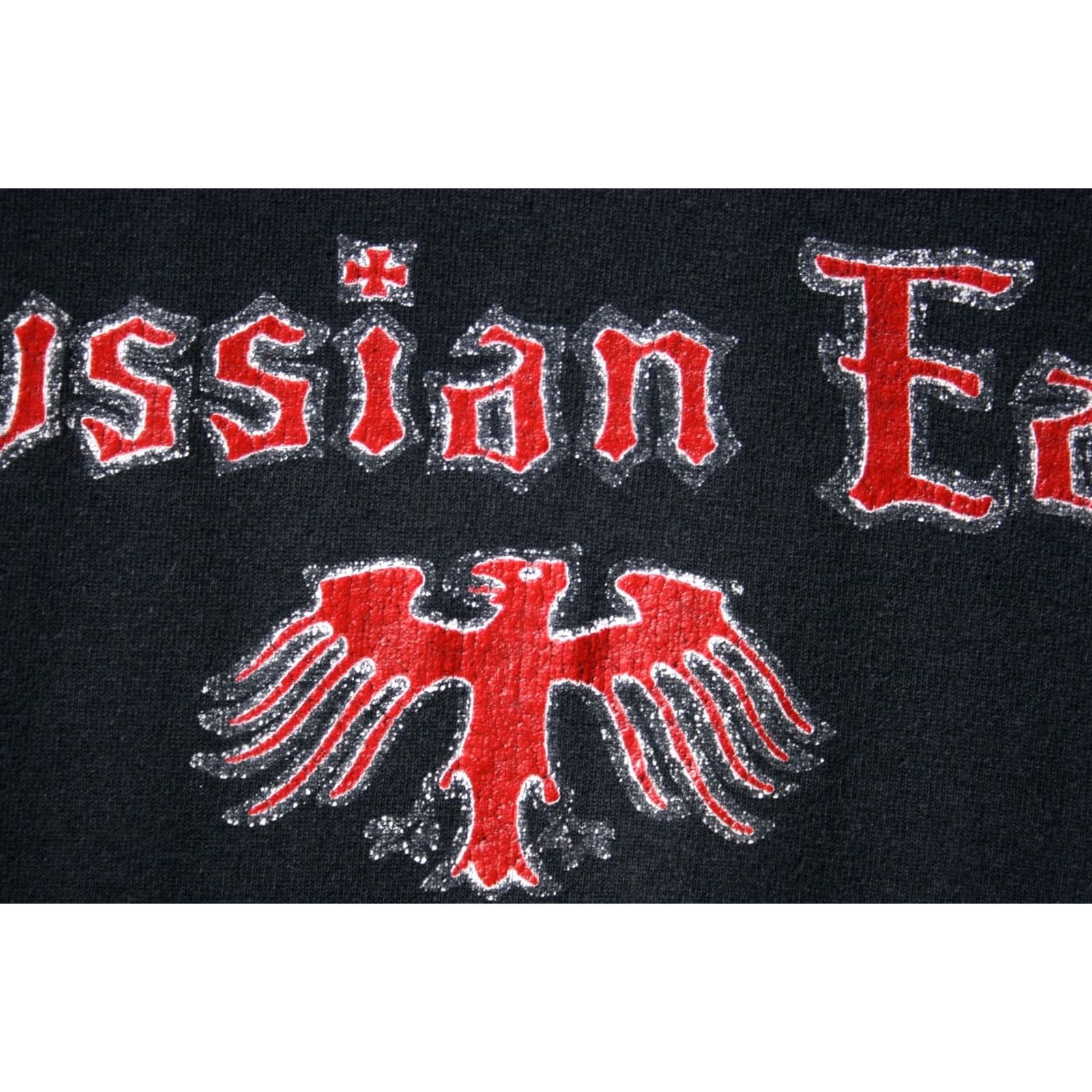Vintage VINTAGE SCREEN STARS Prussian Eagle Single Stitch Black T-Shirt Sz. L (Fits M) Mens Shirt T-Shirt Black 90s Eagle Vintage Size US M / EU 48-50 / 2 - 3 Thumbnail