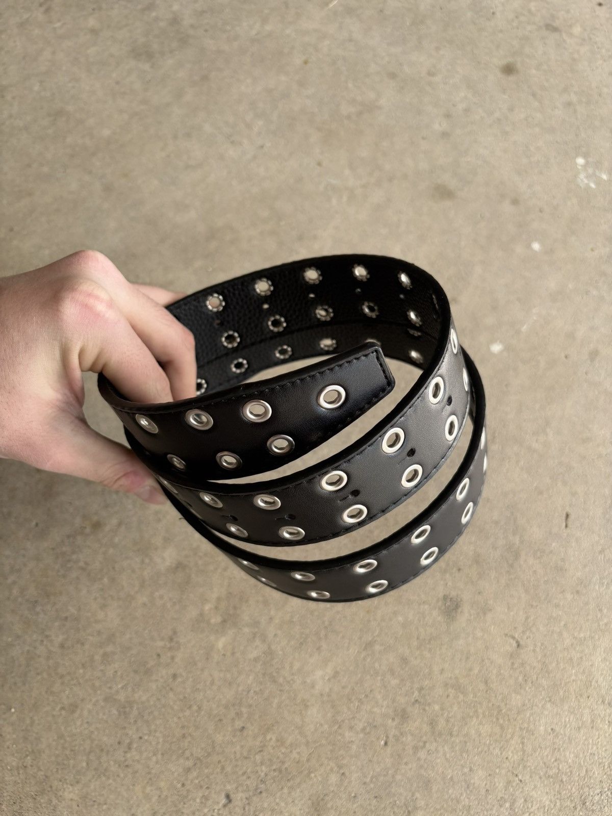 Other Grunge Punk Heavy Metal Logo Studded Belt Size ONE SIZE - 5 Thumbnail