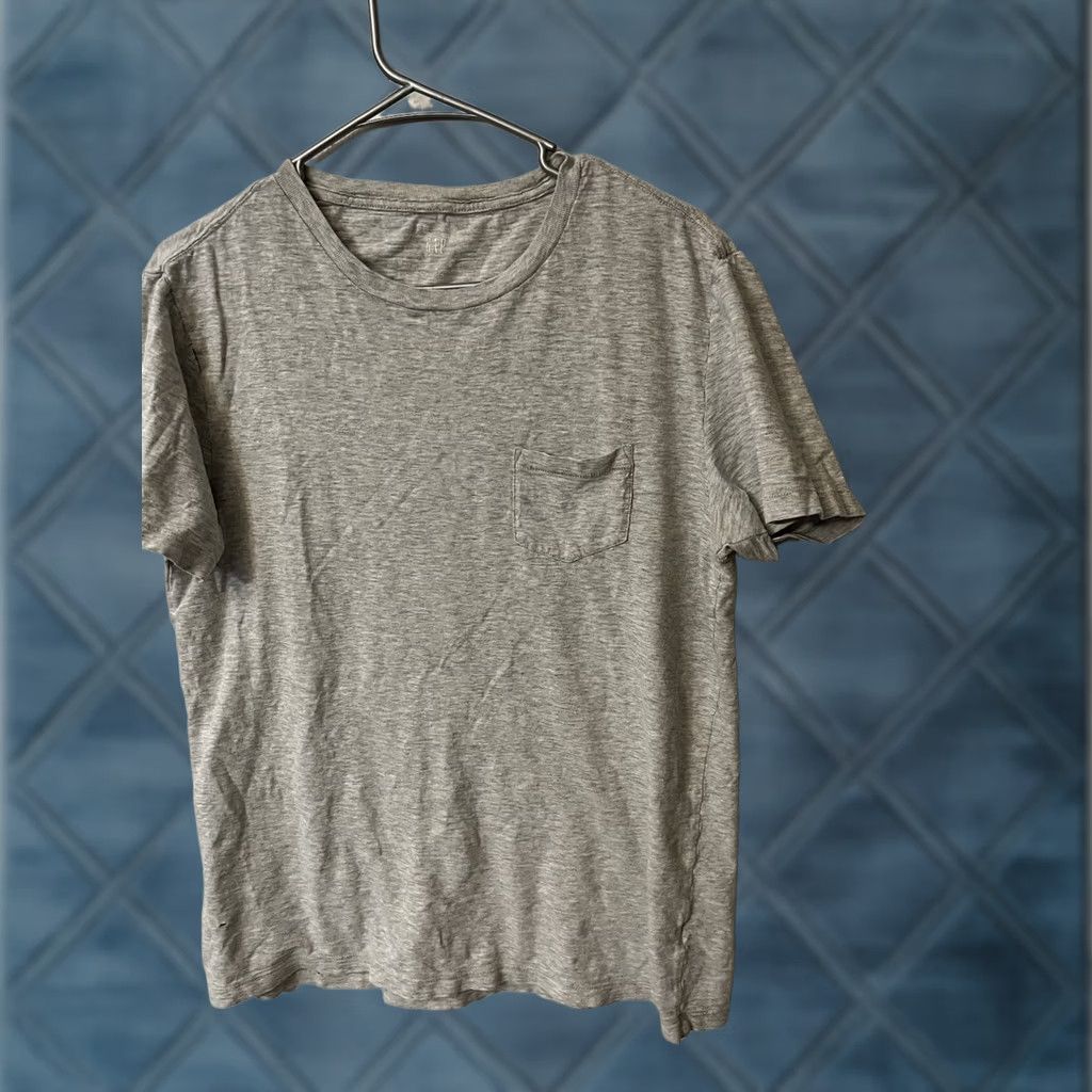 Gap Gap Mens M Gray Short-Sleeve Tee Shirt 100% Cotton Crew Neck Size US M / EU 48-50 / 2 - 1 Thumbnail