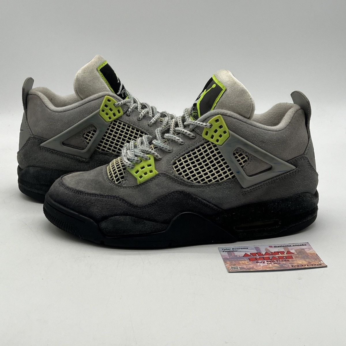 Jordan Brand Air Jordan 4 neon 95 Size US 8.5 / EU 41-42 - 1 Thumbnail