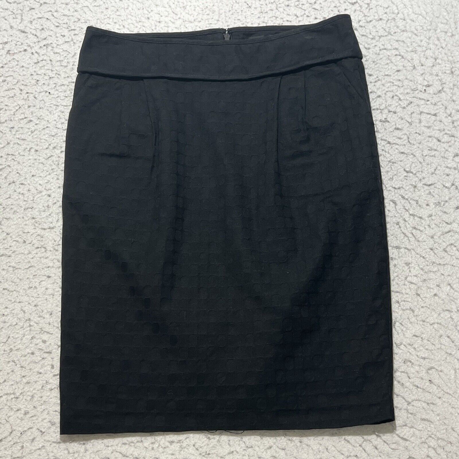 Club Monaco Club Monaco Straight Pencil Career Pleated Skirt Textured Size 28" / US 6 / IT 42 - 1 Thumbnail