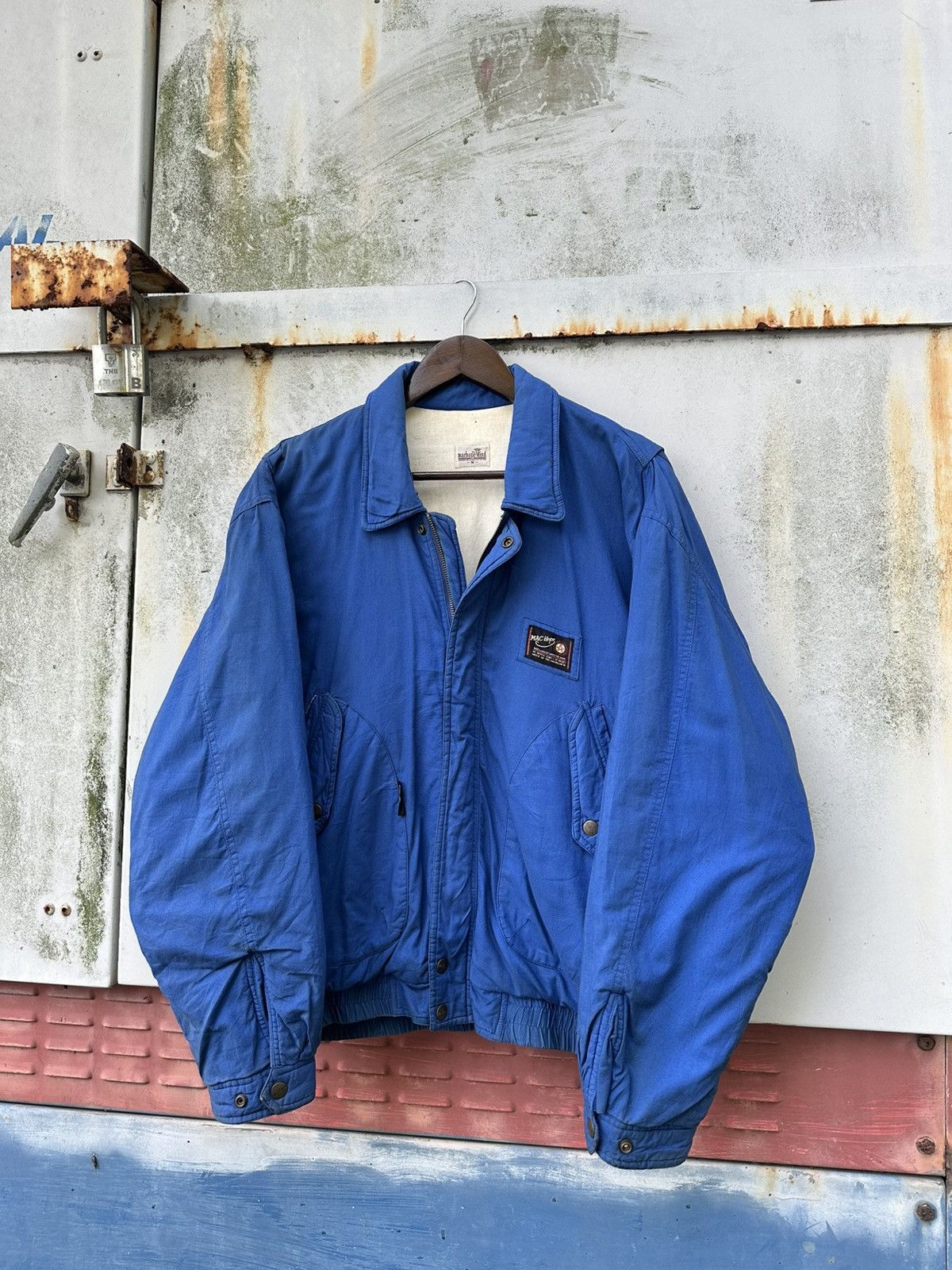Vintage 👹Vintage MACHope Mind Bomber Jacket Size US M / EU 48-50 / 2 - 2 Thumbnail